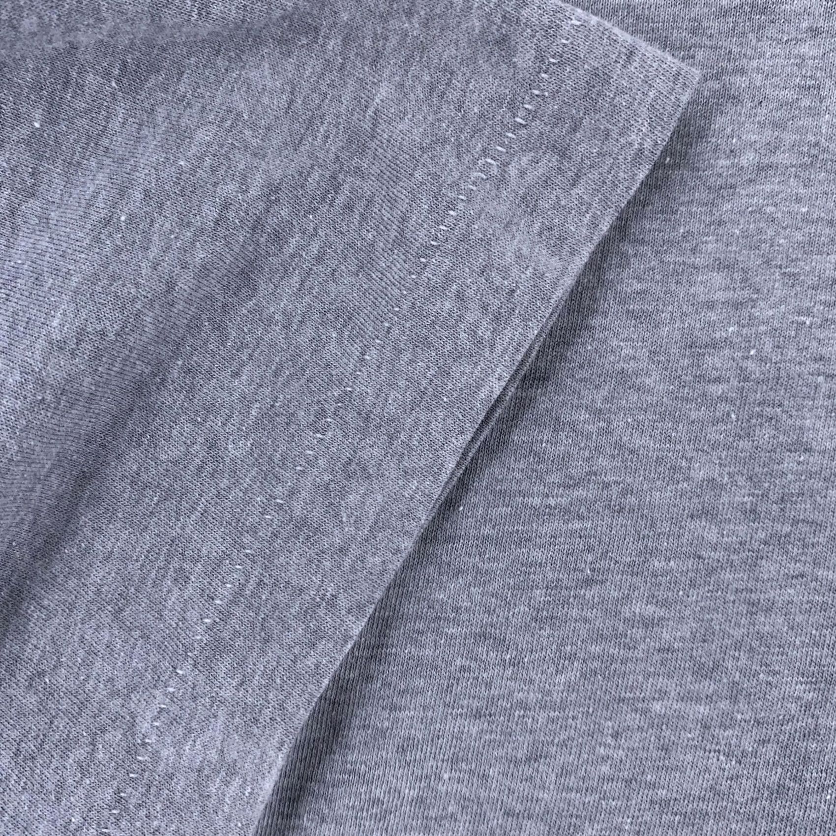 Hanes Hanes Shirt Mens M Gray Pocket Tee Crew Neck Short Sleeve Cotton Polyester Blend Size US M / EU 48-50 / 2 - 4 Thumbnail