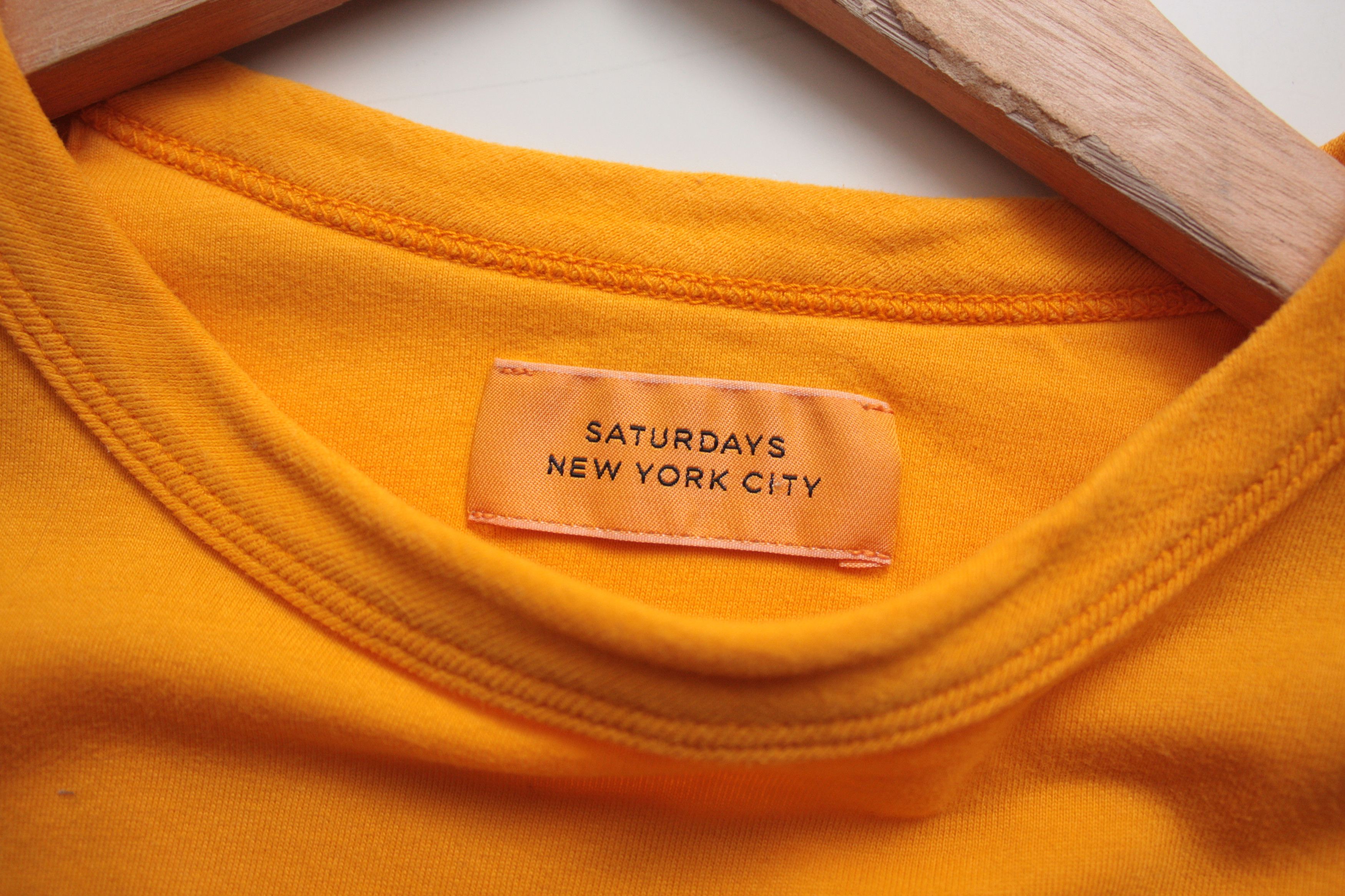 Saturdays NYC Saturdays New York City Yellow Longsleeve Tee Men's Small Size US S / EU 44-46 / 1 - 4 Thumbnail