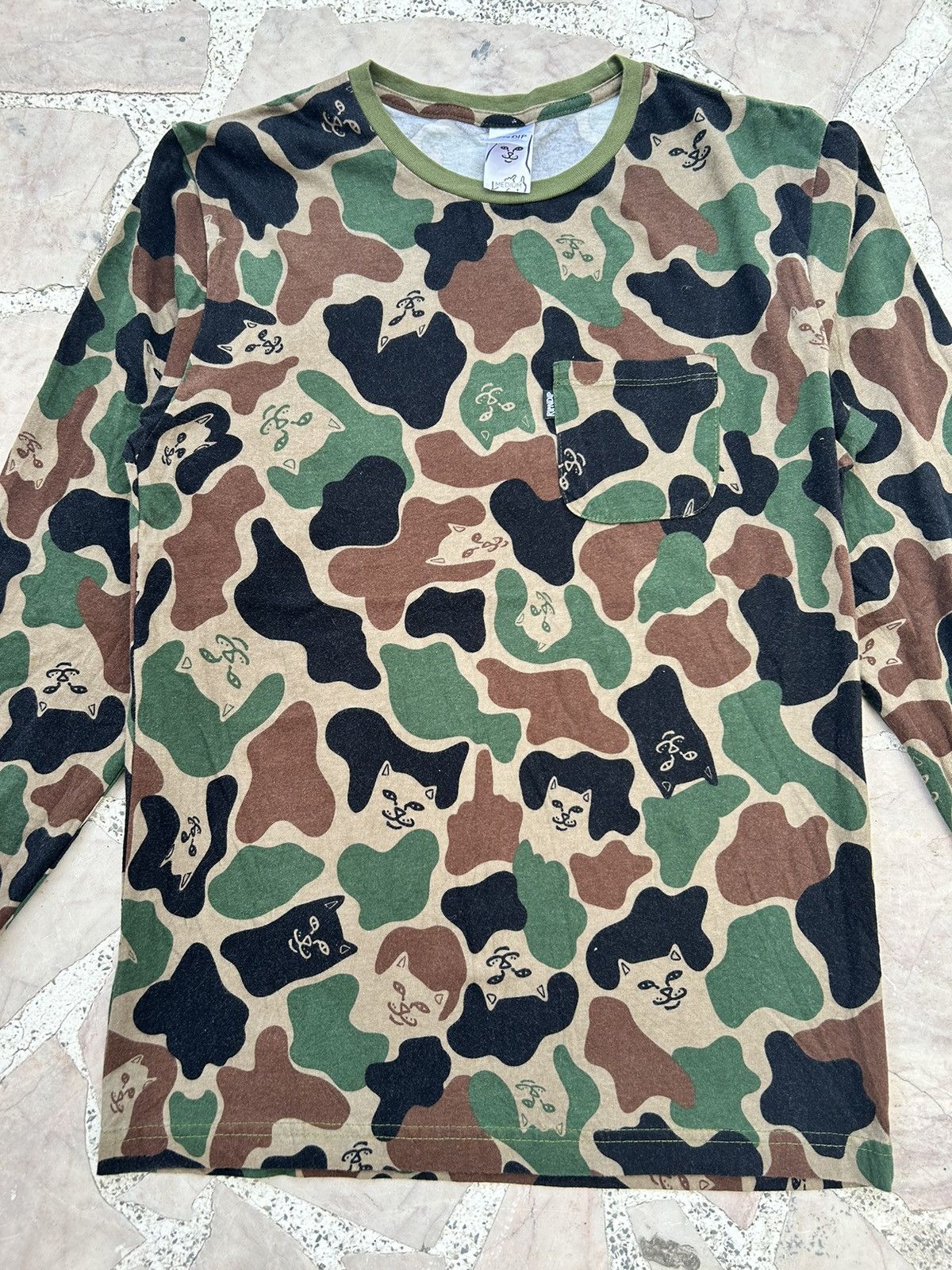 RIPNDIP Camo RinnDip Longsleeve Camo Tee Size US M / EU 48-50 / 2 - 4 Thumbnail