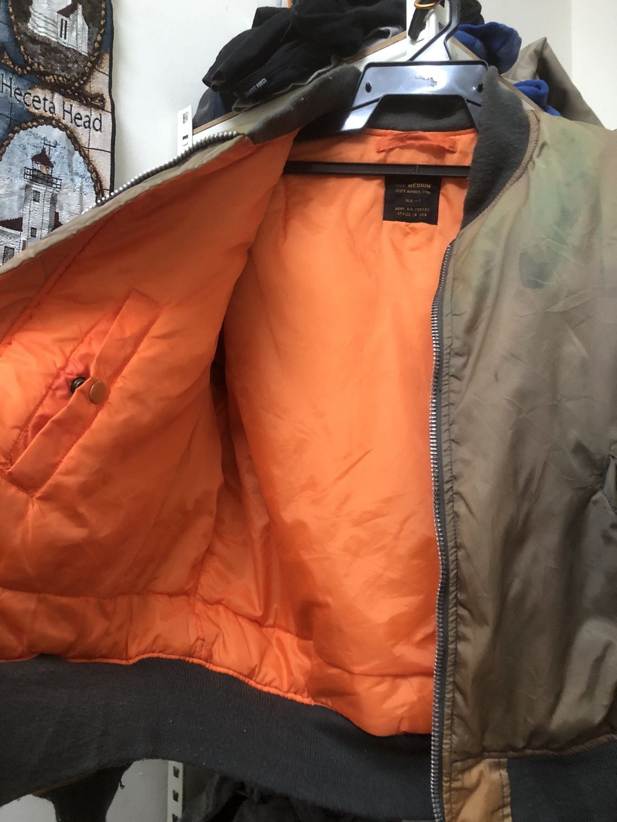 Japanese Brand × Vintage Flying men Bomber jacket MA-1 Size US M / EU 48-50 / 2 - 9 Thumbnail