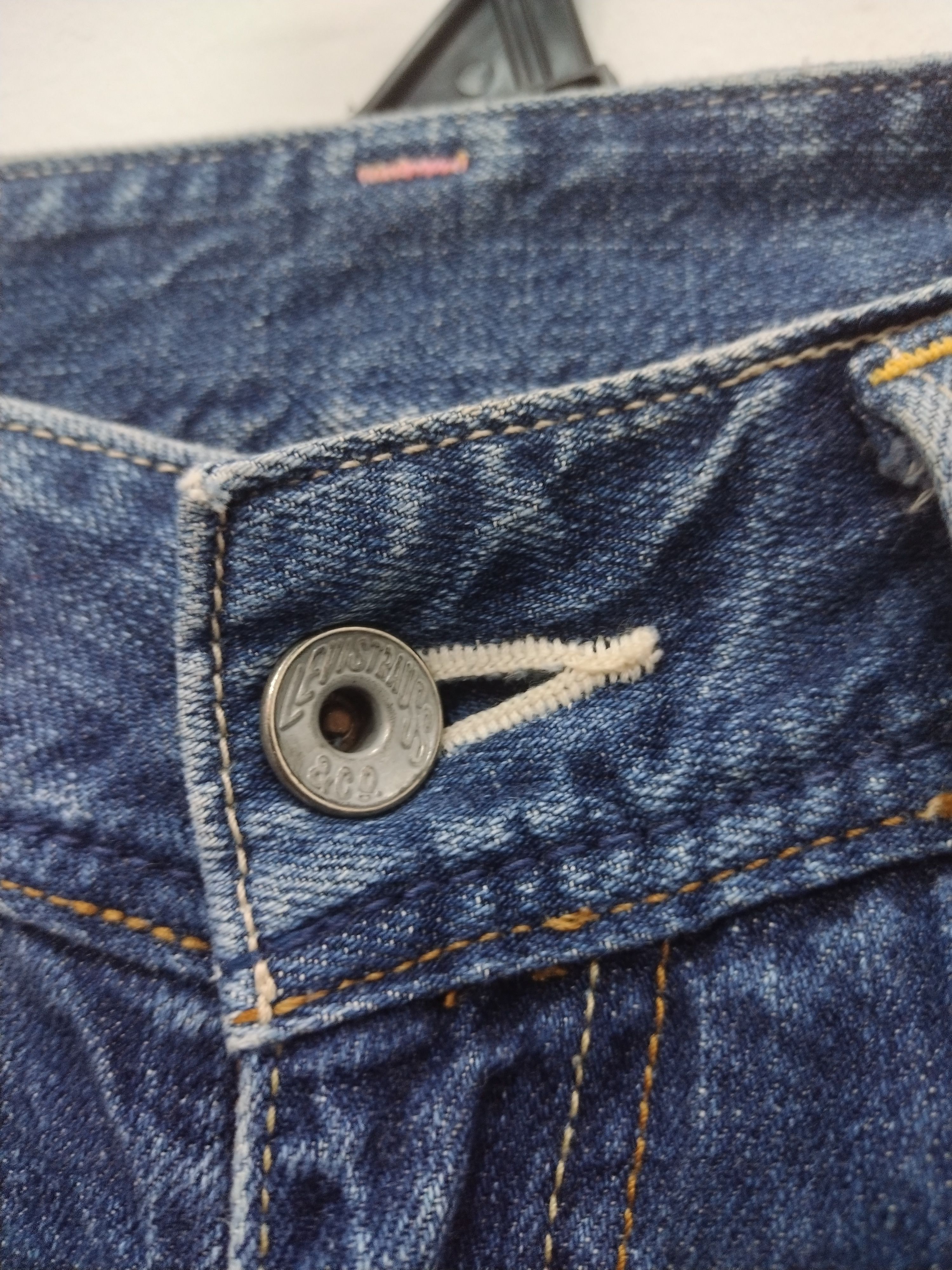 Levi's × Vintage NICE VTG LEVI'S Zipper Flared Denim Nice rare pocket design Size 30" / US 8 / IT 44 - 3 Thumbnail