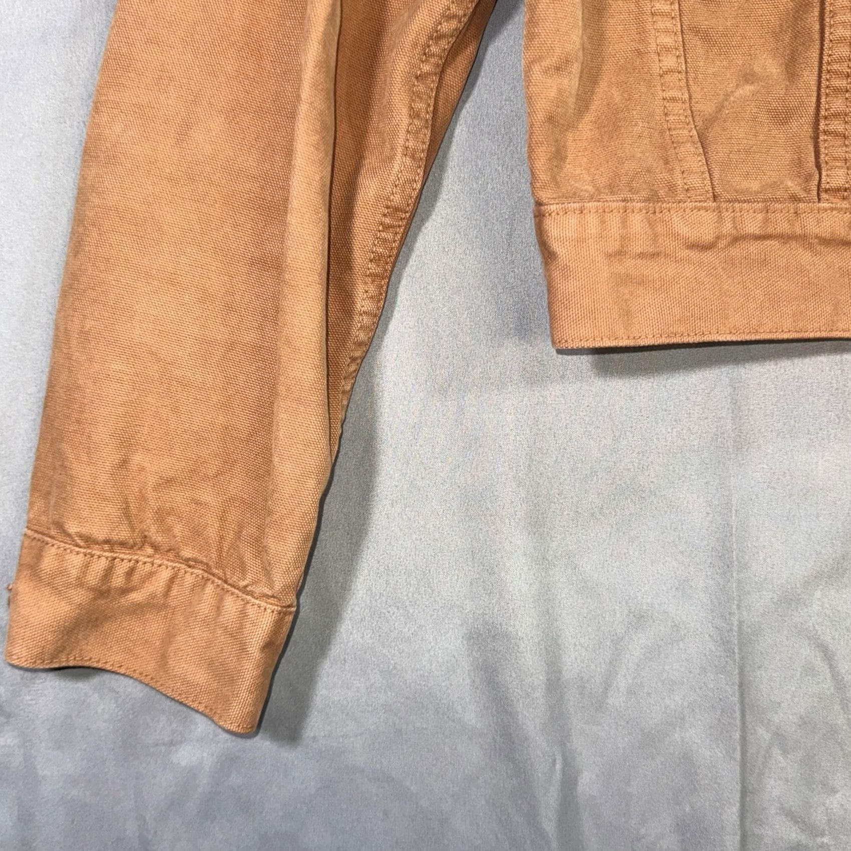 Reformation Reformation Jacket Womens XS Brown Twill Trucker Button Front Cropped Ford Jacket Short Sleeve Size XS / US 0-2 / IT 36-38 - 7 Thumbnail
