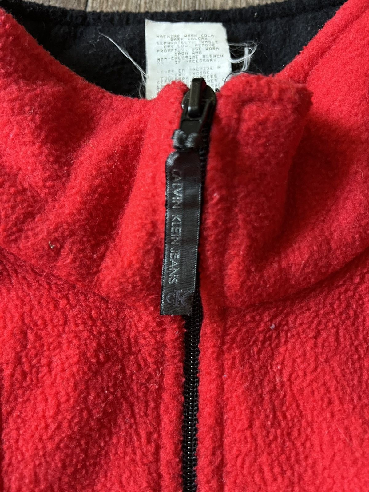 Calvin Klein Calvin Klein Jeans Half Zip Fleece Size US XL / EU 56 / 4 - 3 Thumbnail
