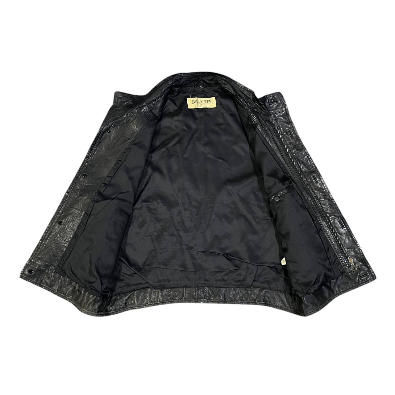 Balmain Balmain Paris Leather Vest Size US L / EU 52-54 / 3 - 8 Thumbnail