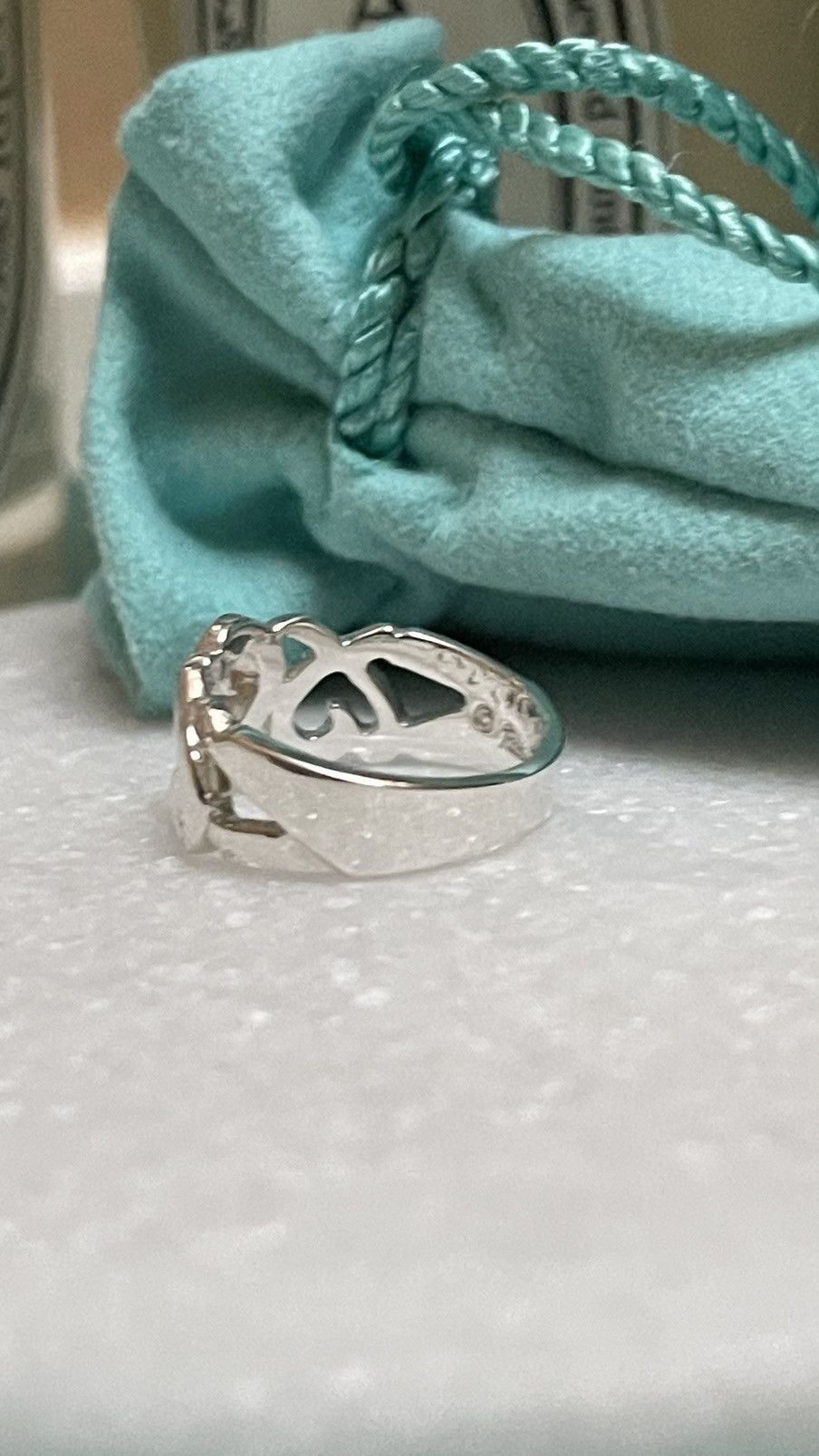 Tiffany & Co. TIFFANY & Co. Picasso Triple Heart Silver Ring Size 5.25NEW Size ONE SIZE - 10 Thumbnail