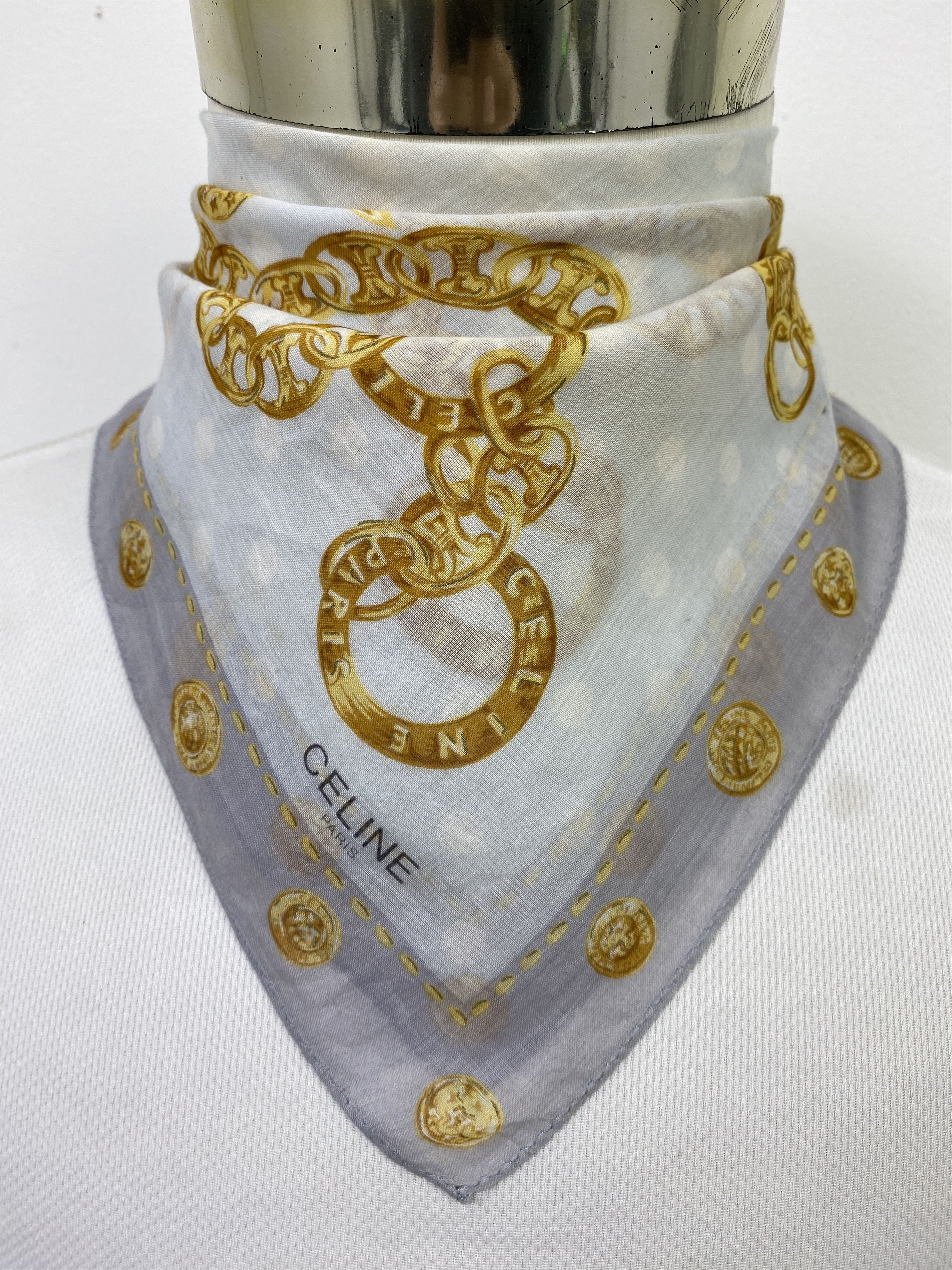 Celine Vintage Celine Handkerchief / Neckerchief KT0125 Size ONE SIZE - 1 Thumbnail
