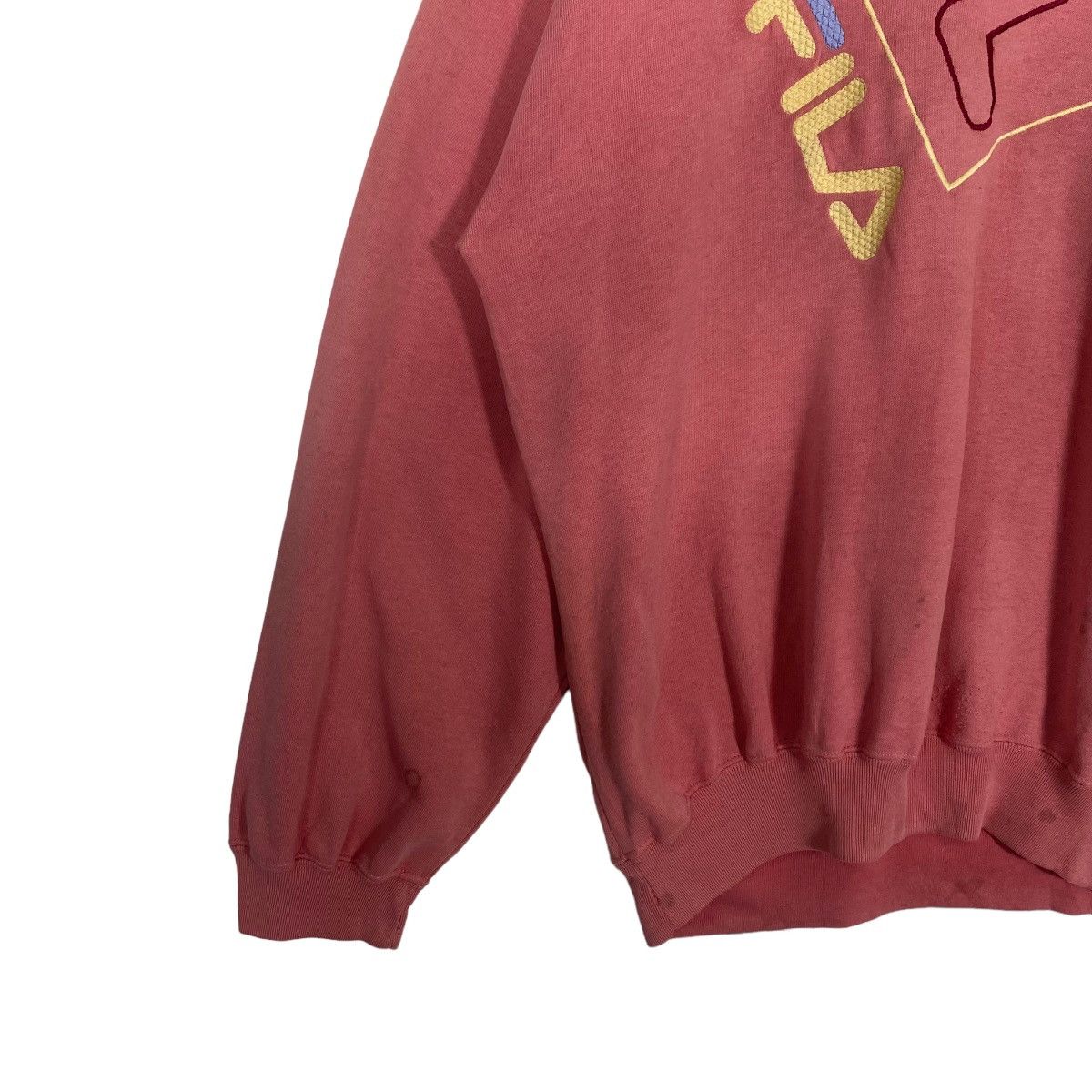 Fila × Japanese Brand Vintage Fila Big Logo Crewneck Sweatshirt Size M Size US M / EU 48-50 / 2 - 4 Thumbnail