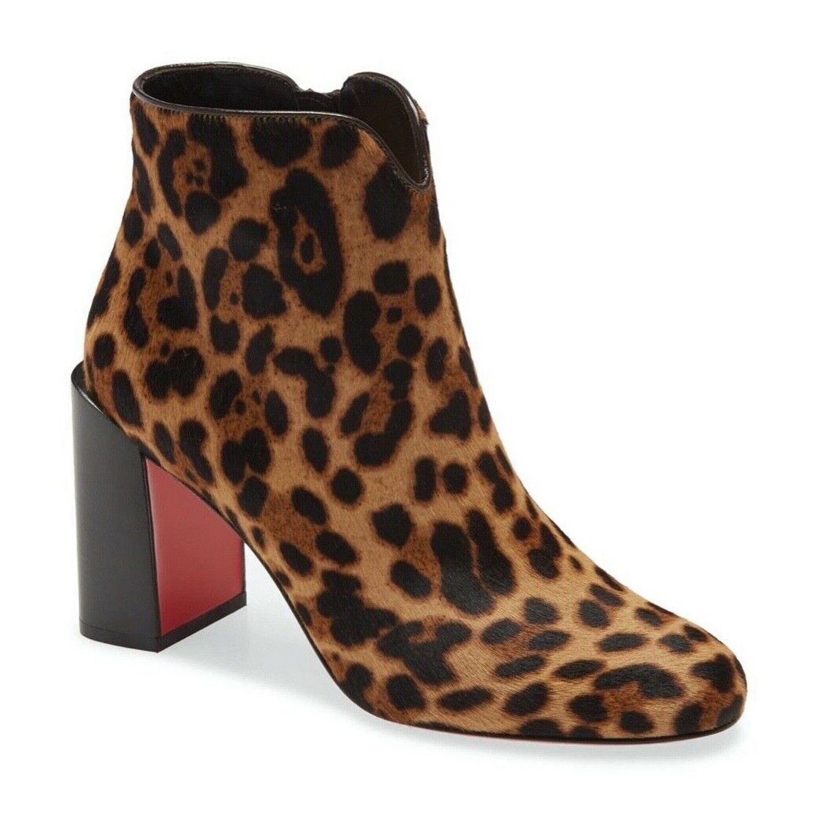 Christian Louboutin Christian Louboutin Castarika 85 Pony Leopard Black Ankle Size US 10.5 / IT 40.5 - 1 Thumbnail