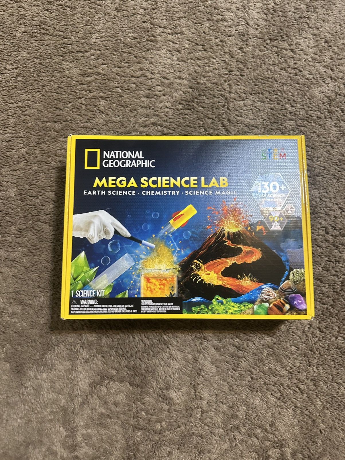 130 Experiments Science Kit Earth Chemistry Toys Magic
