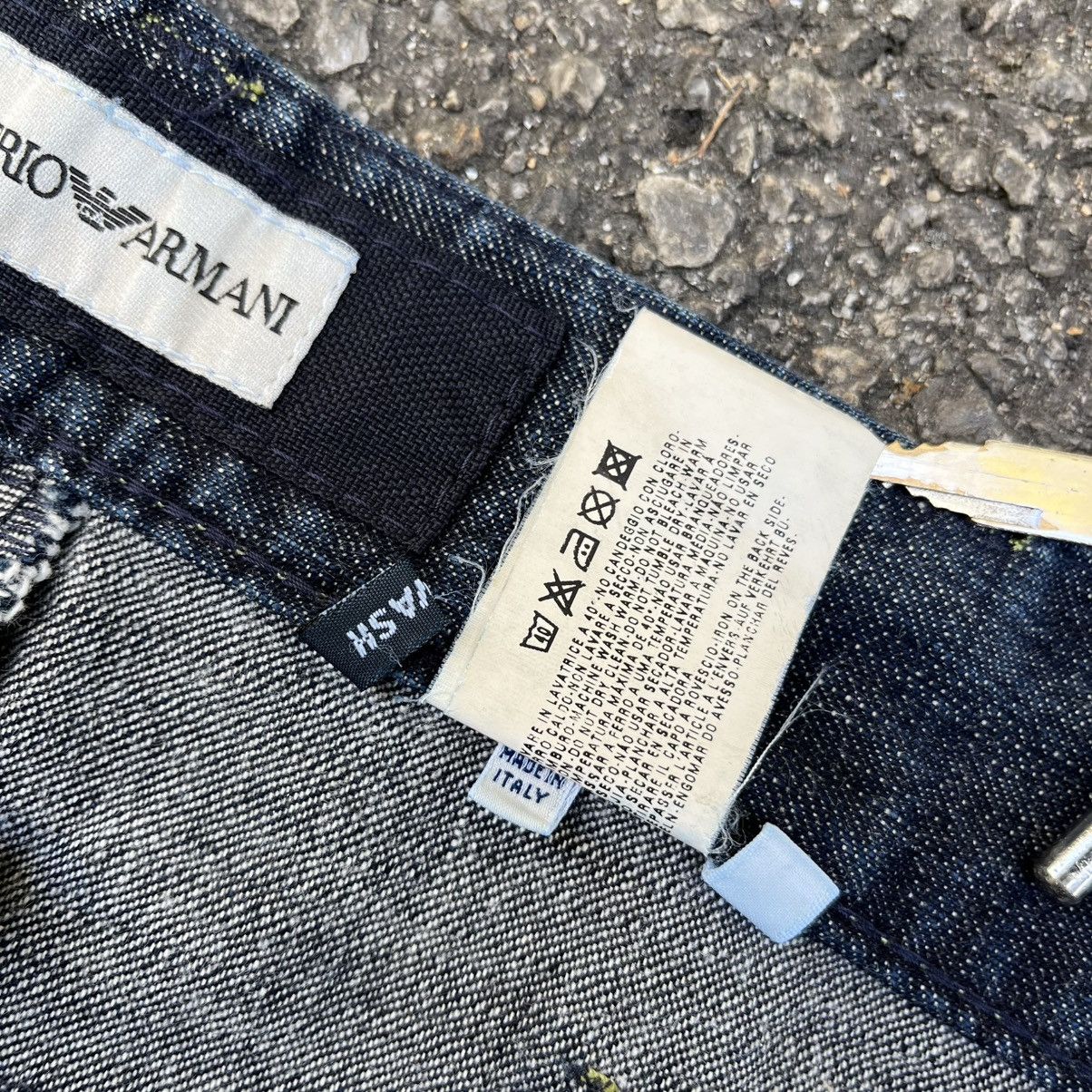 Emporio Armani Y2K Emporio Armani Eco Wash Denim Big Scorpion Baggy Jeans Size US 31 - 9 Thumbnail