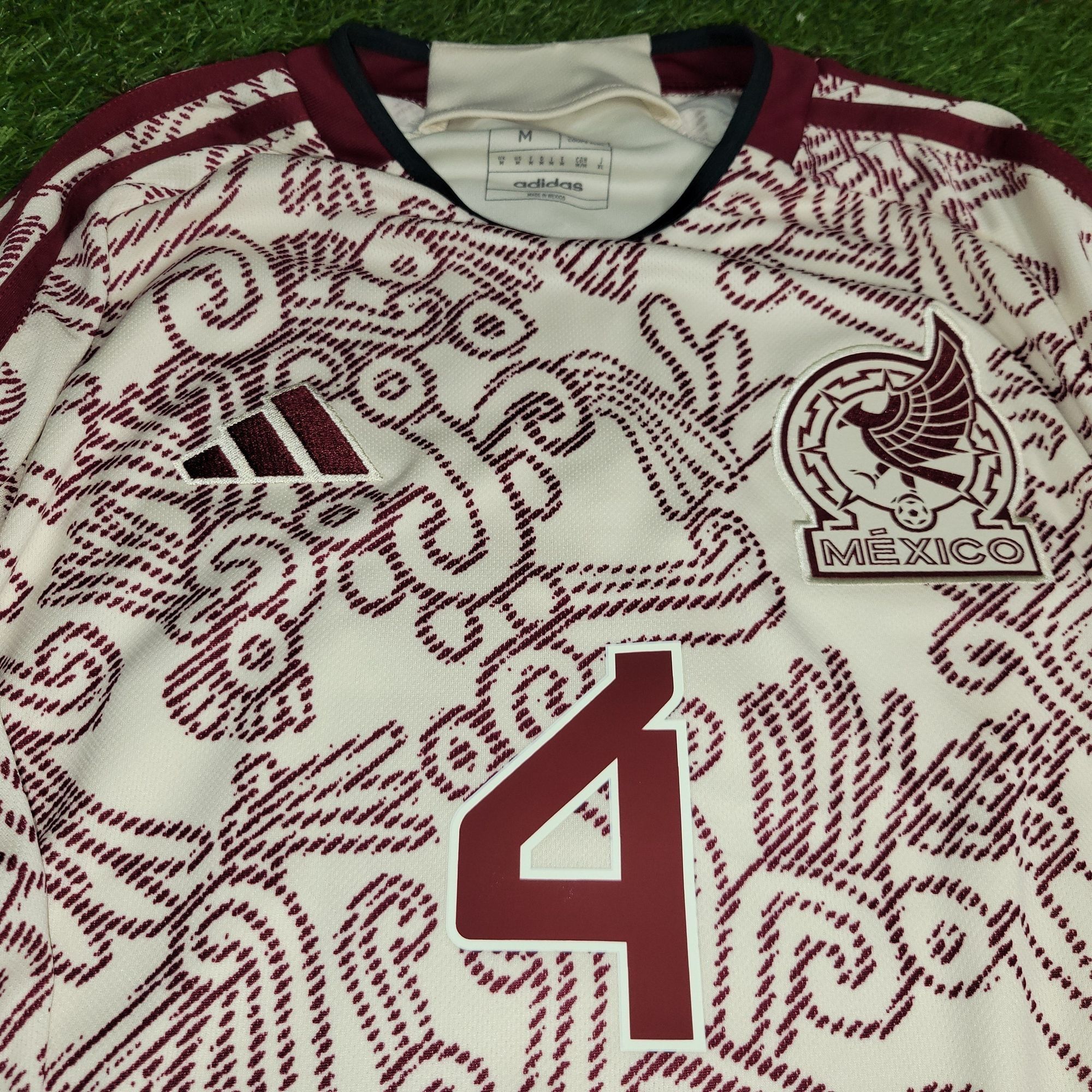 Adidas Alvarez Mexico 2022 2023 GOLD CUP Away Soccer Jersey M Size US M / EU 48-50 / 2 - 4 Thumbnail