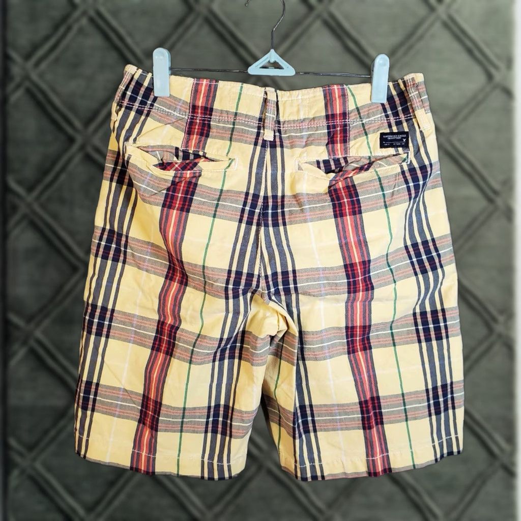 American Eagle Outfitters VINTAGE American Eagle Men 28 Camouflage Plaid Shorts Classic Length Size US 28 / EU 44 - 1 Thumbnail