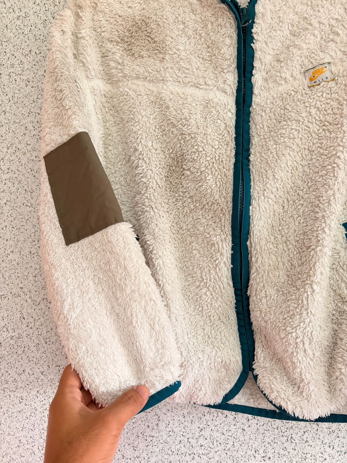 Nike Nike WILD Creme Tone Outdoor Fleece Jacket S41 for Women 🔥 Size XS / US 0-2 / IT 36-38 - 8 Thumbnail