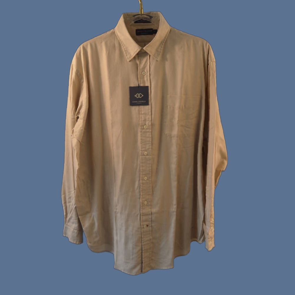 Cremieux Daniel Cremieux Collection Men's XL Button-Up Shirt Beige Cotton NWT Mustique Size US XL / EU 56 / 4 - 1 Thumbnail