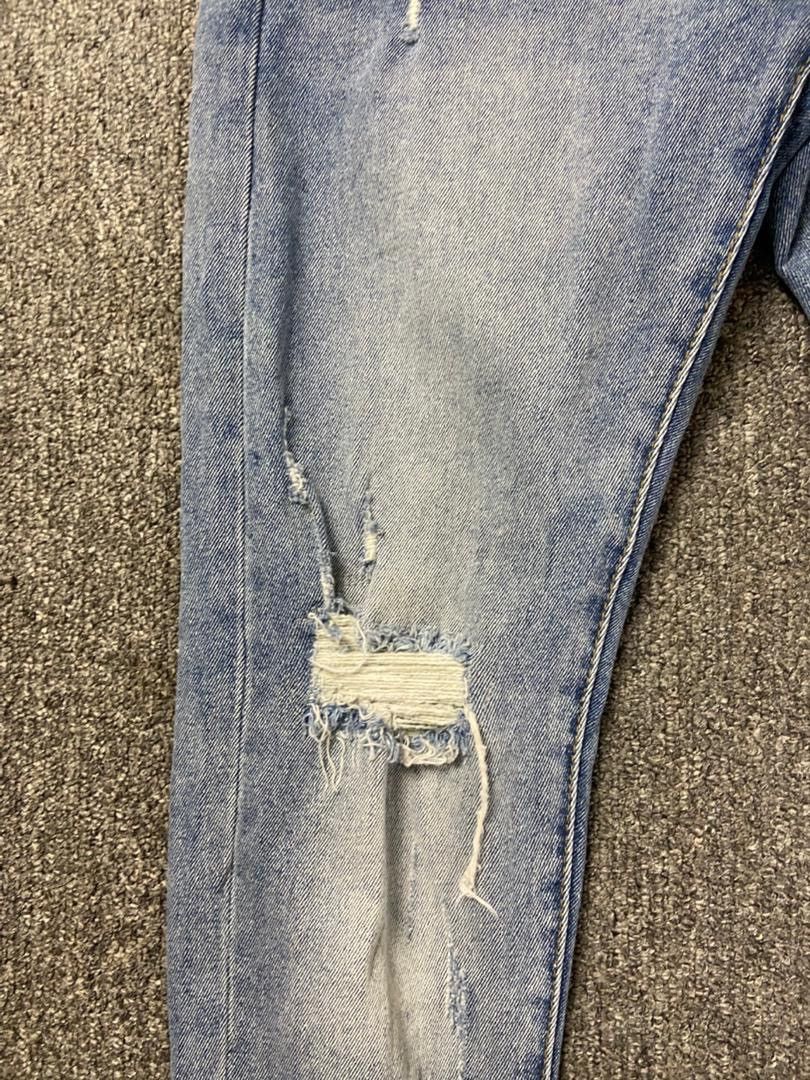 Japanese Brand Messi Jeans Collection Distressed Skinny Jeans (197) Size US 30 / EU 46 - 12 Thumbnail