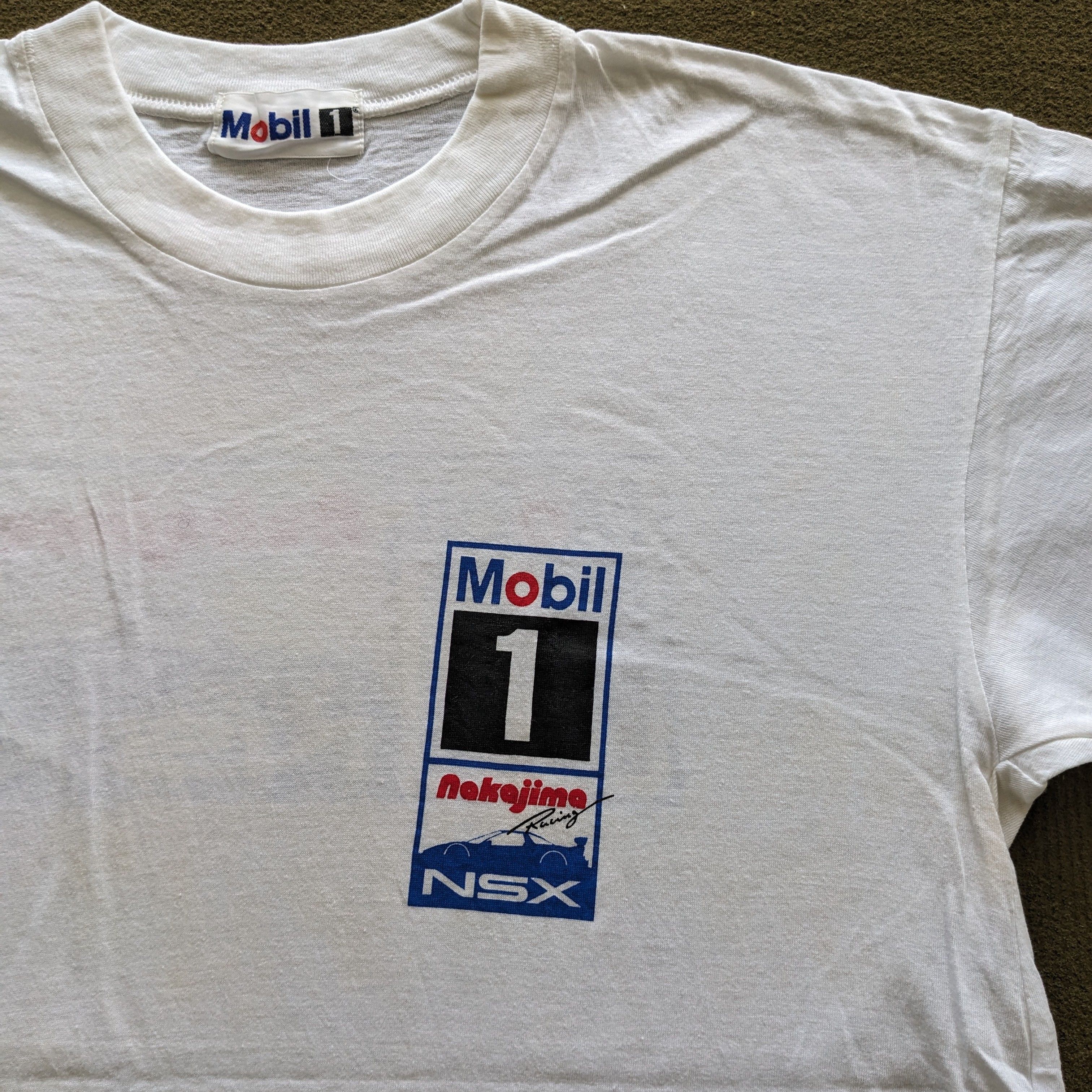 Other Vintage MOBIL 1 Nakajima NSX Racing T-shirt Size US M / EU 48-50 / 2 - 3 Thumbnail