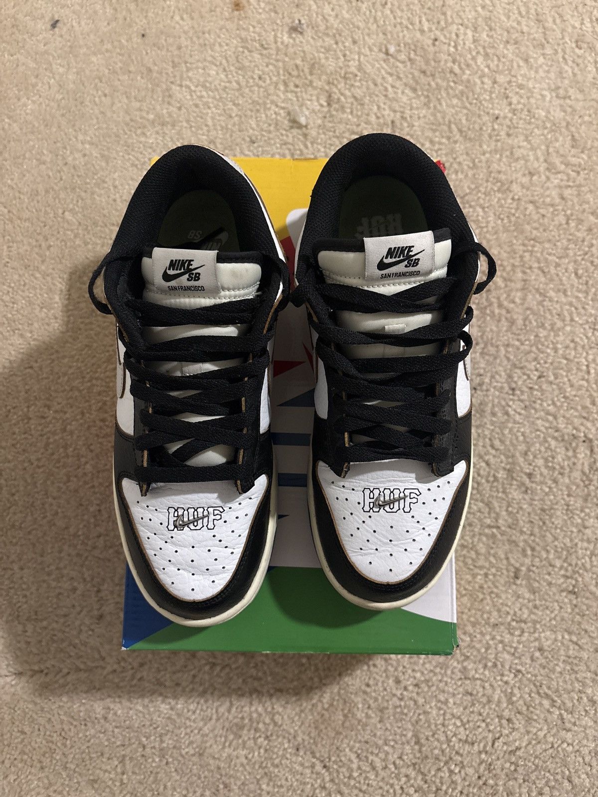 Nike SB Nike SB Dunk Low Huf San Francisco Size US 7.5 / EU 40-41 - 2 Thumbnail