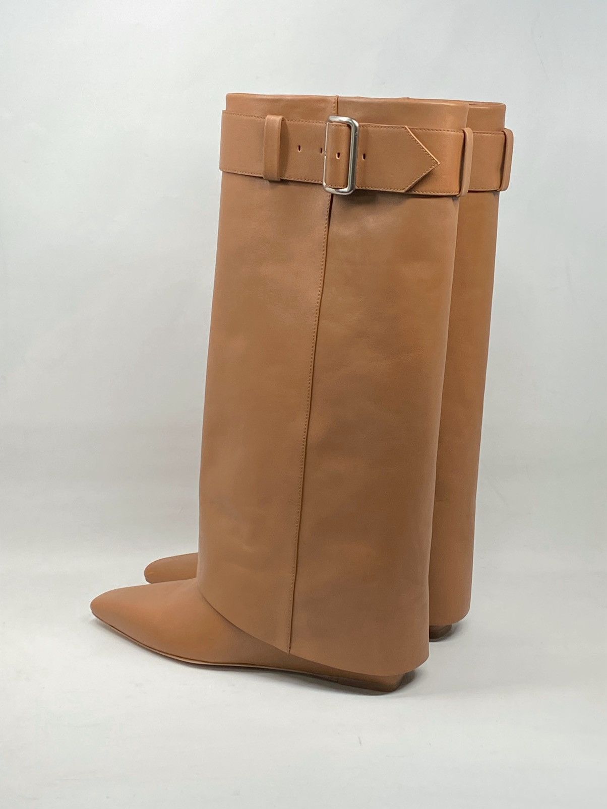 Simkhai Simkhai Belted Foldover Wedge Boots size 39 Size US 9 / IT 39 - 7 Thumbnail
