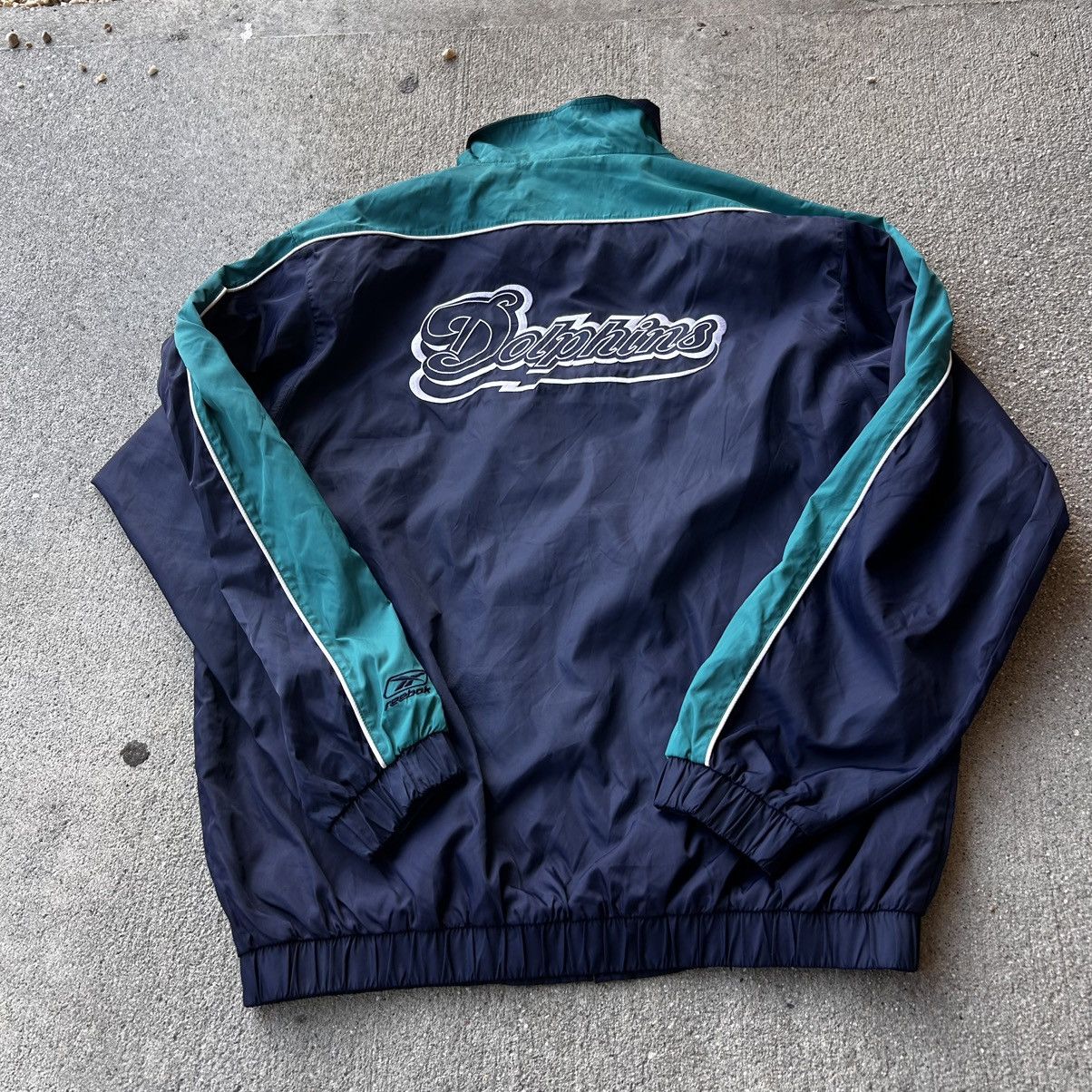 NFL Vintage 2000 Reebok NFL Miami Dolphins windbreaker Size US L / EU 52-54 / 3 - 3 Thumbnail