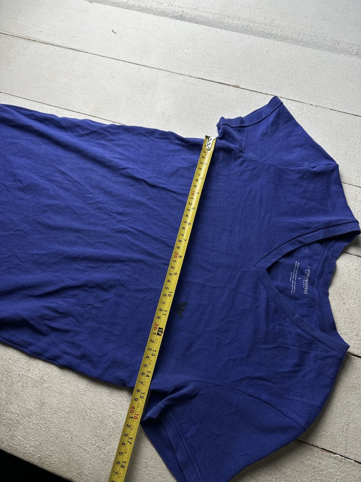 Emporio Armani 🚨Y2K Big Logo EMPORIO ARMANI T-shirt Avant Garde Size US S / EU 44-46 / 1 - 16 Thumbnail
