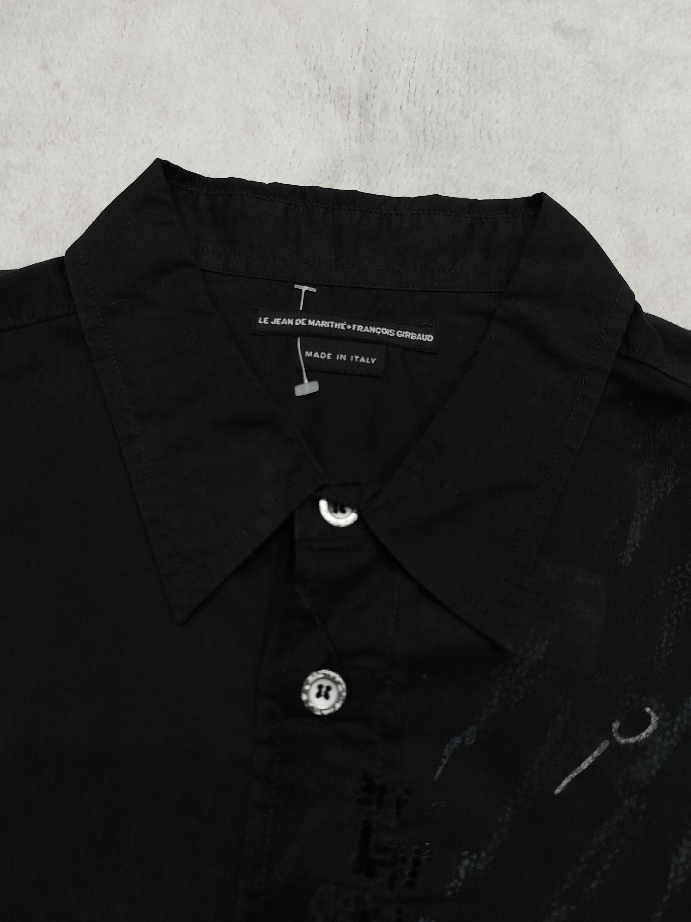 Marithe + Francois Girbaud GRAIL🔥Vtg Marithe Francois Girbaud Splash Art Shirt Size US M / EU 48-50 / 2 - 3 Thumbnail