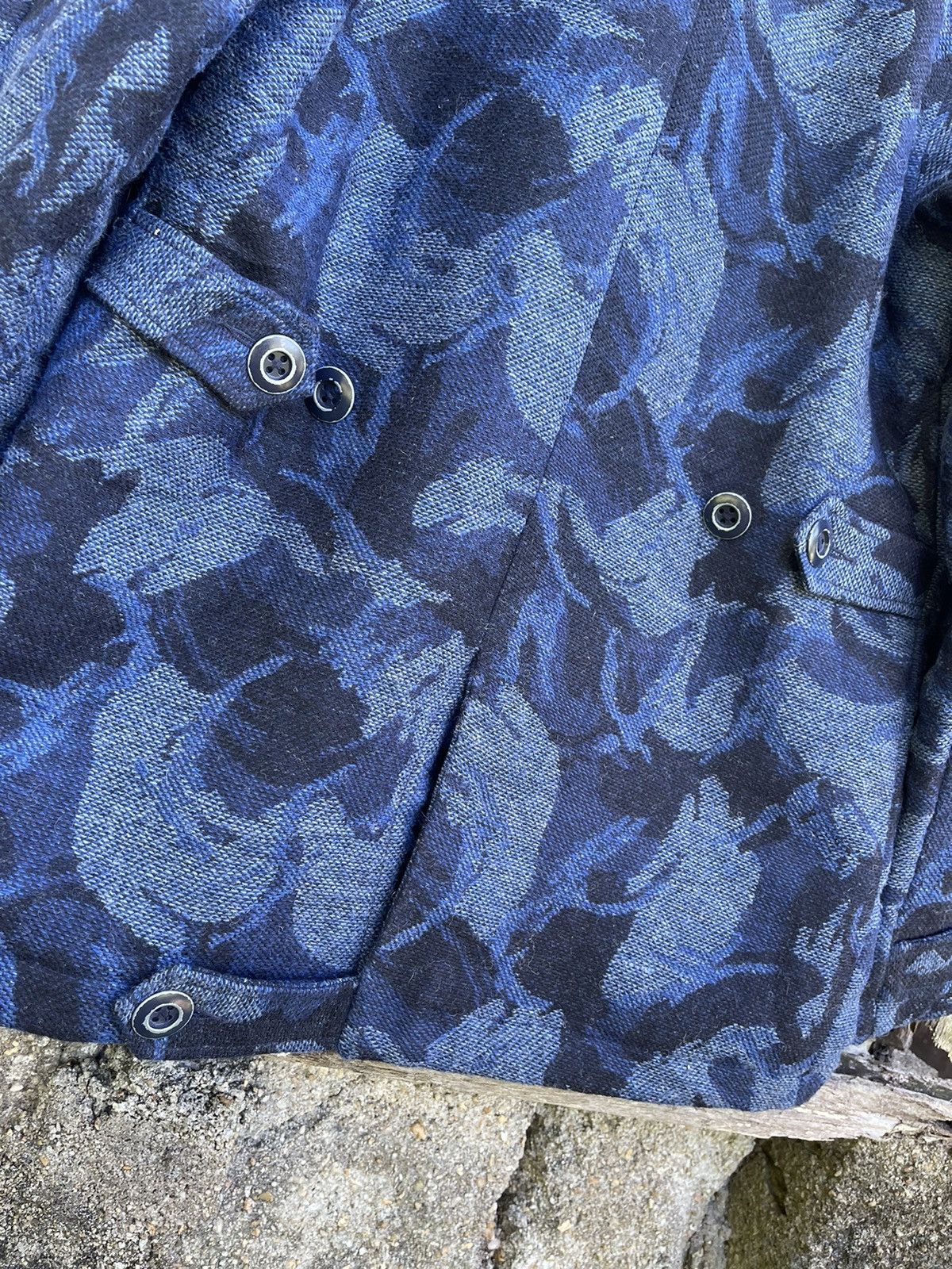 Marshall Artist Marshall Artist Camo Jacquard Peacoat - Rare UK Designer Size US S / EU 44-46 / 1 - 12 Thumbnail