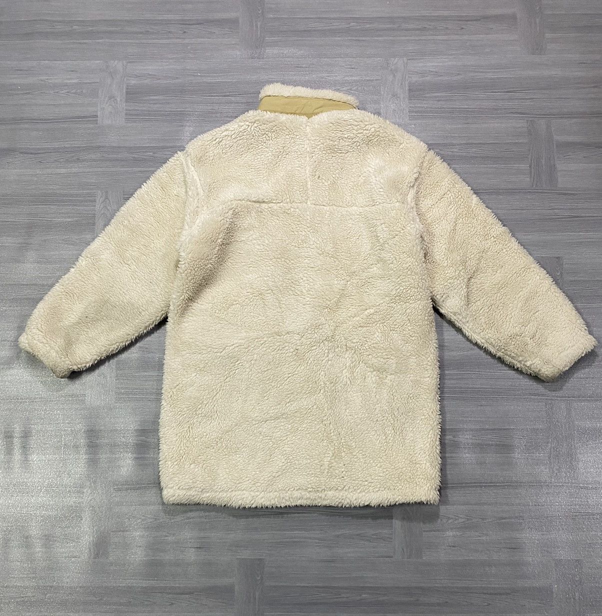 Japanese Brand Polham Retro X Deep Pile Fleece Jacket Oatmeal Size US M / EU 48-50 / 2 - 15 Thumbnail