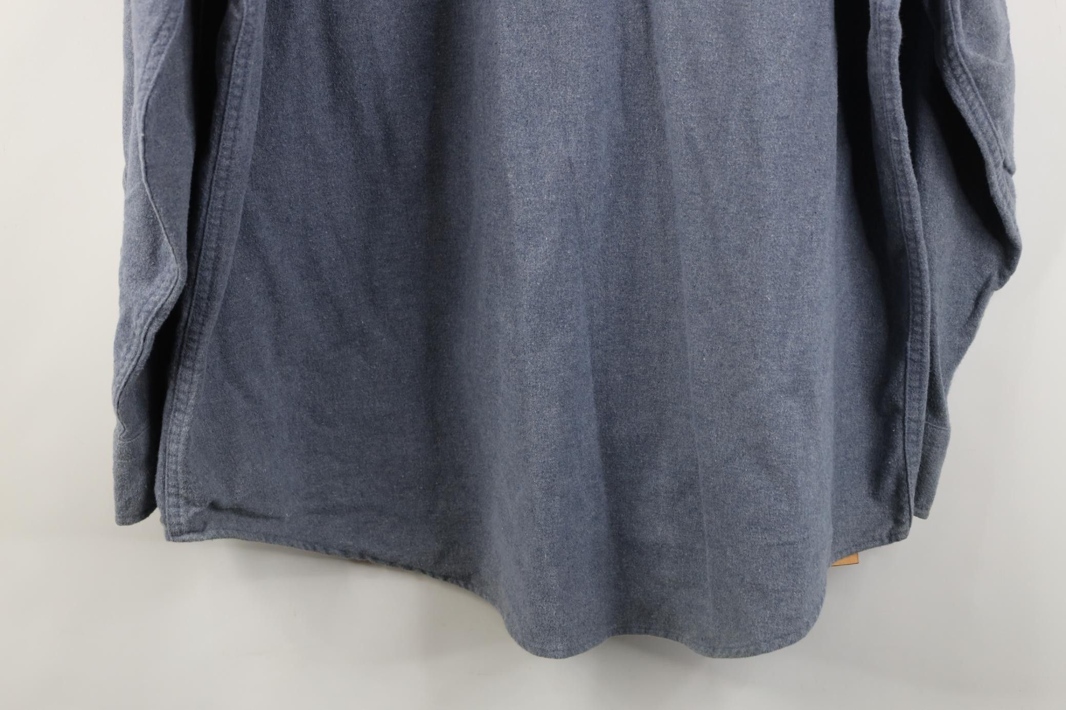 Vintage Vintage 90s Streetwear Chamois Cloth Collared Button Shirt Size US XL / EU 56 / 4 - 12 Thumbnail