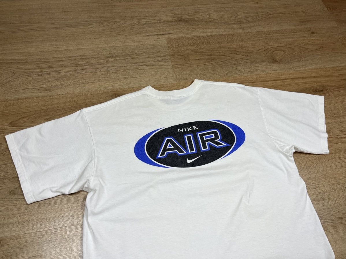 Nike Vintage 90s Nike Air Swoosh logo white t-shirt Size US L / EU 52-54 / 3 - 2 Thumbnail