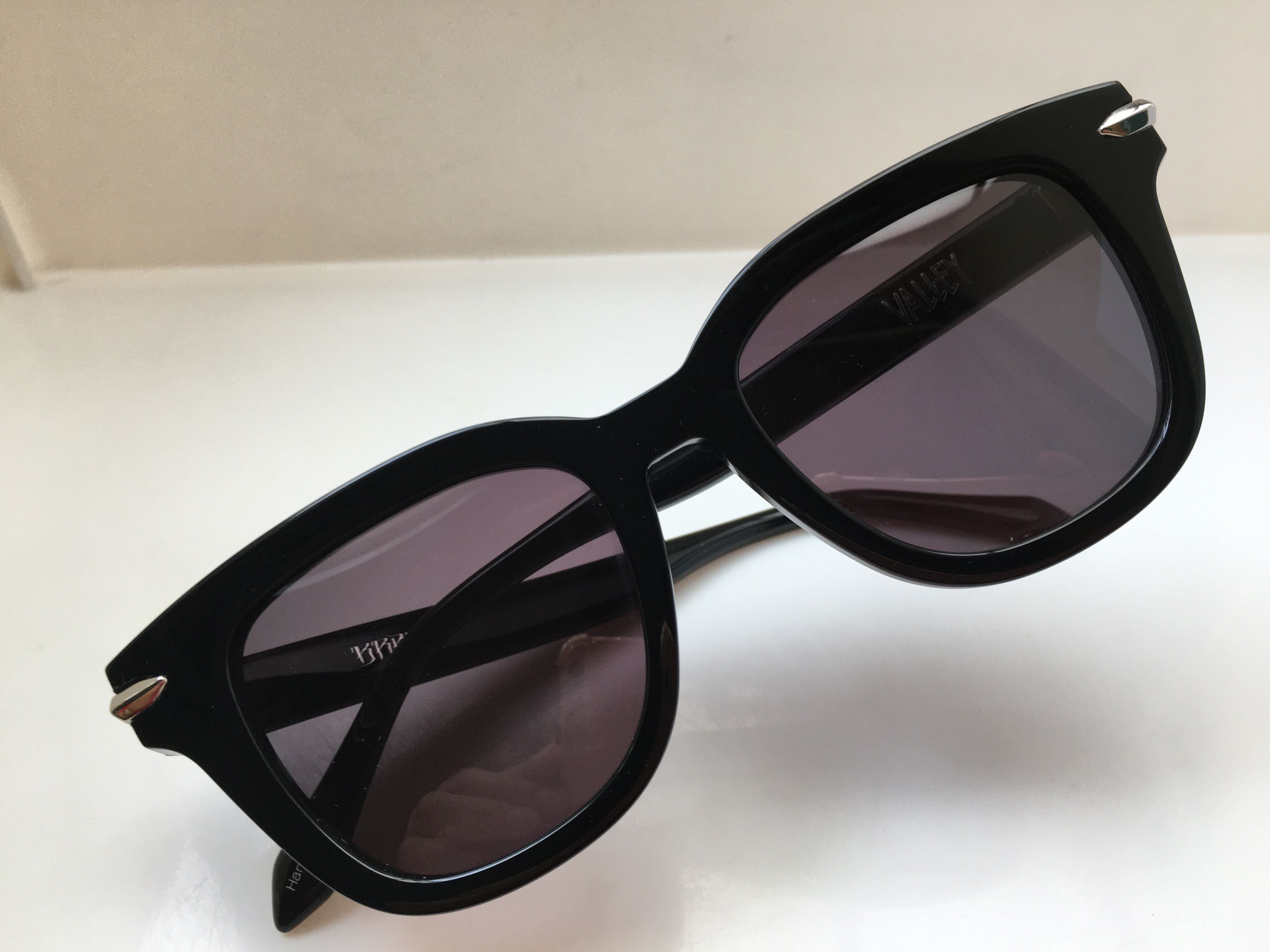 Valley Eyewear Handmade Valley Brake Black Aceatate Sunglasses Frame Size ONE SIZE - 5 Thumbnail