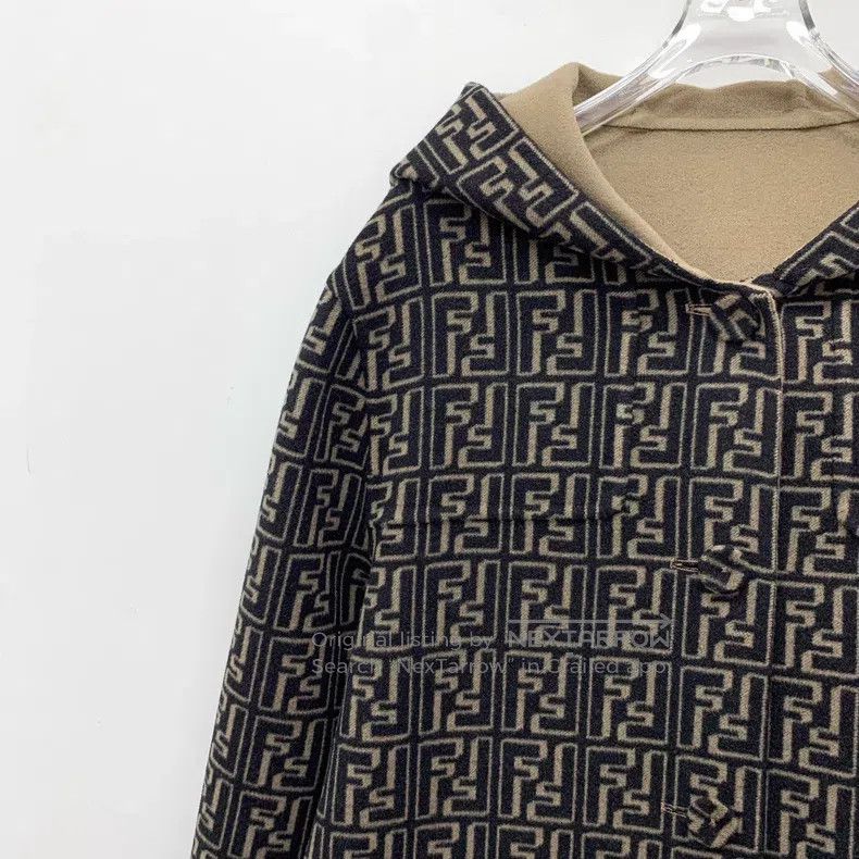 Fendi Fendi Color-block double F classic monogram printed wool h Size US M / EU 48-50 / 2 - 8 Thumbnail