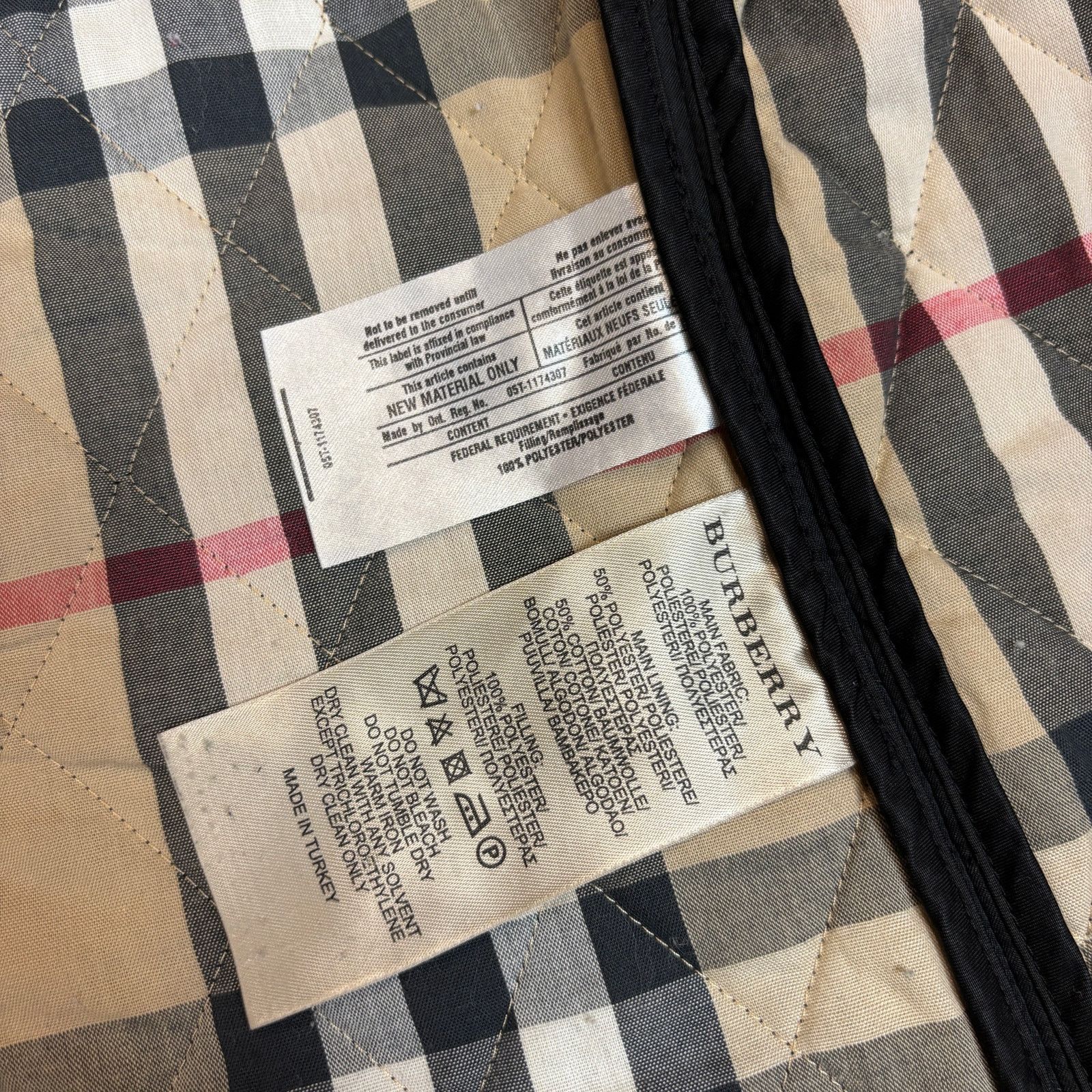 Burberry Burberry Brit Quilted Nova Check Button Jacket Women's Small Size S / US 4 / IT 40 - 8 Thumbnail
