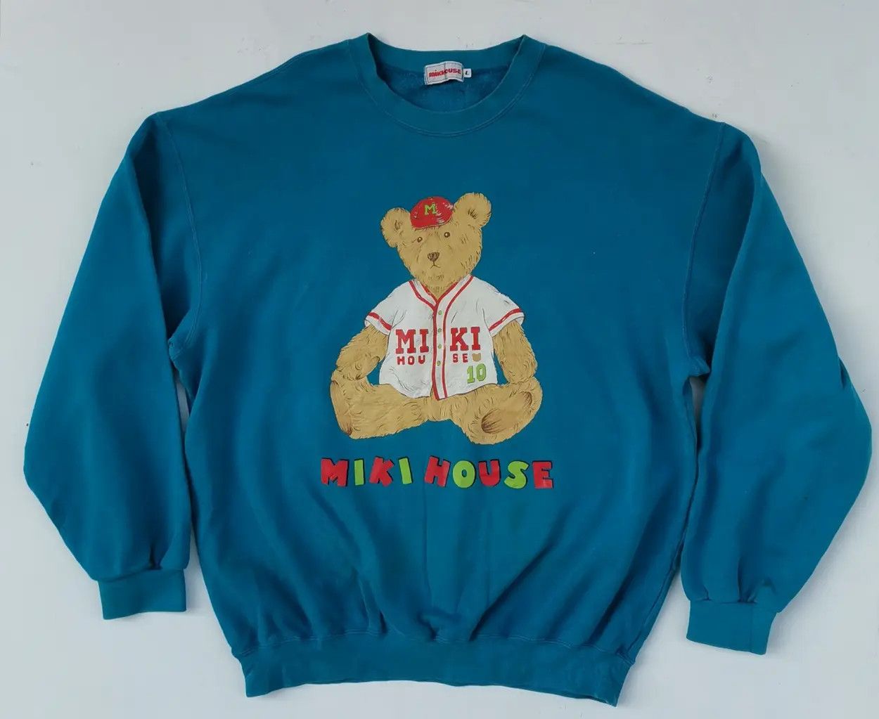 Japanese Brand Vintage!!! Miki House Big Logo Sweatshirt Size US L / EU 52-54 / 3 - 1 Thumbnail