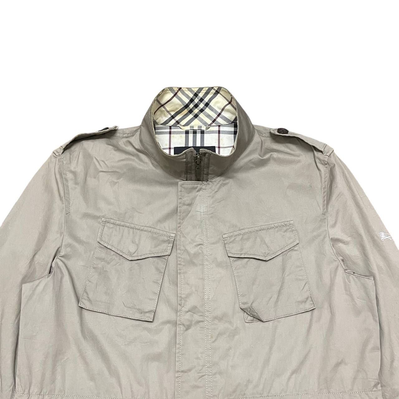 Burberry Vintage Burberry Black Label Nova Check Military Jacket Size US L / EU 52-54 / 3 - 2 Thumbnail