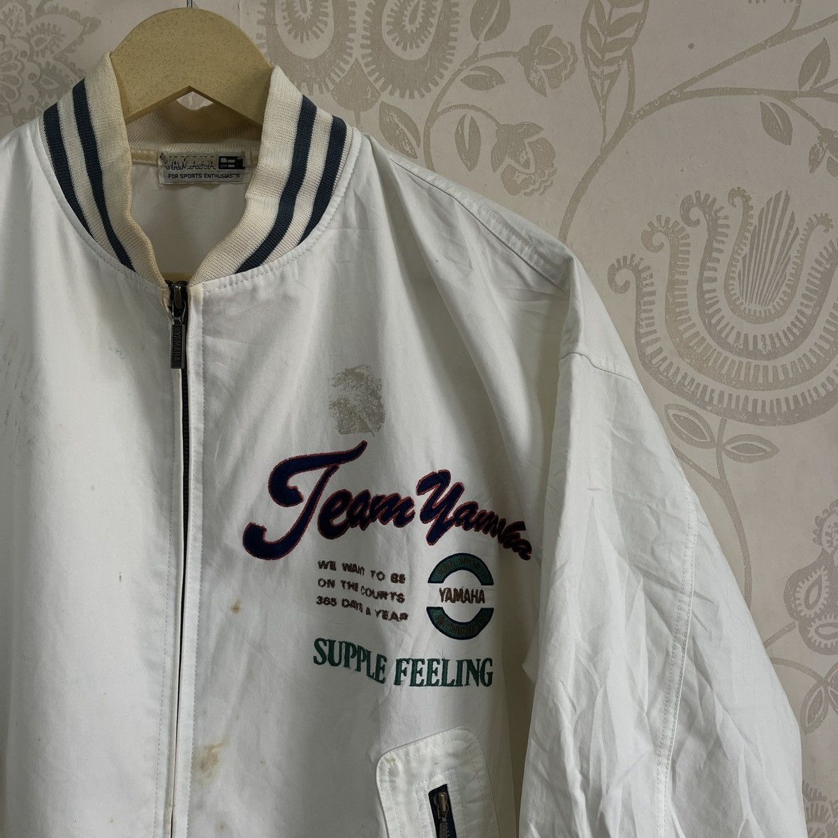 Vintage × Yamaha Rare 1970s Team Yamaha Sports Enthusiasts Bomber Jacket Size US L / EU 52-54 / 3 - 6 Thumbnail