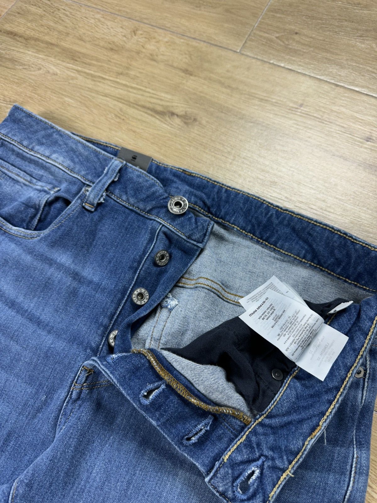 G-Star NEW🏷️ G-Star Raw 3301 OT Slim Denim Jeans Size US 32 / EU 48 - 4 Thumbnail