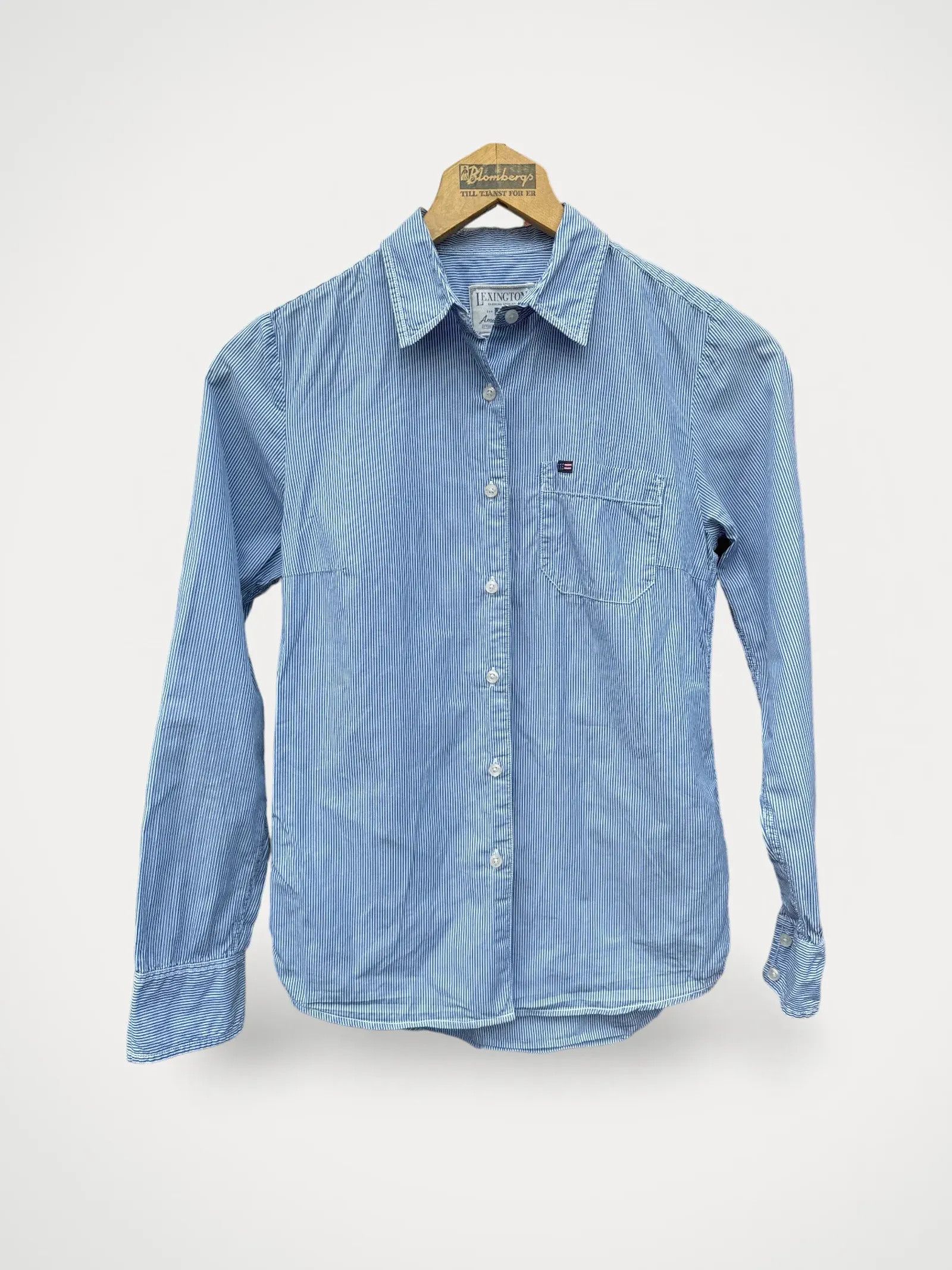 Other Lexington Klassisk blå-vitrandig skjorta Shirt Size XS / US 0-2 / IT 36-38 - 1 Thumbnail