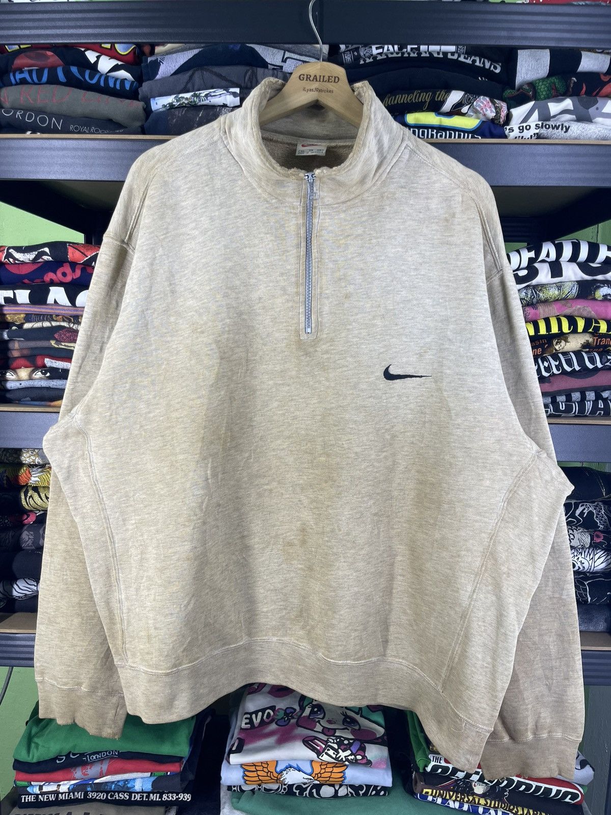 Nike Vintage 90's Nike HalfZipper Sweashirt Size US XXL / EU 58 / 5 - 3 Thumbnail