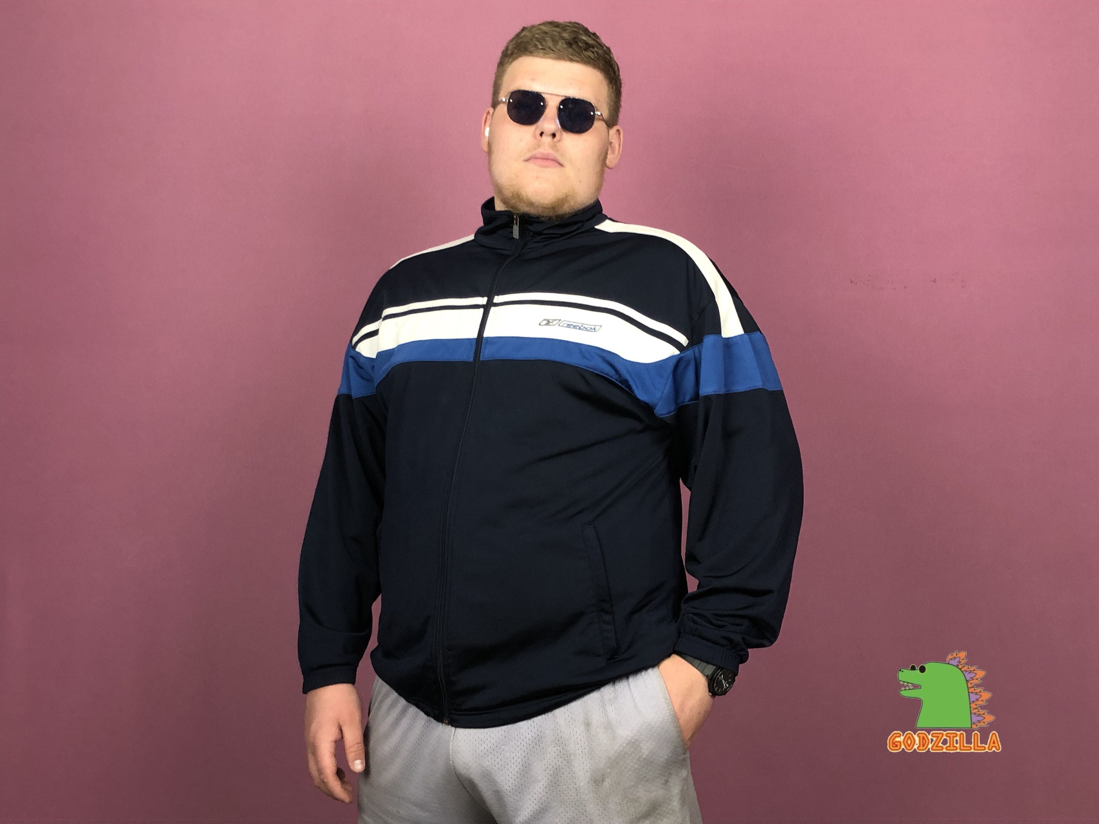 Reebok × Vintage Reebok Vintage Men's Track Jacket - XL Size US XL / EU 56 / 4 - 4 Thumbnail