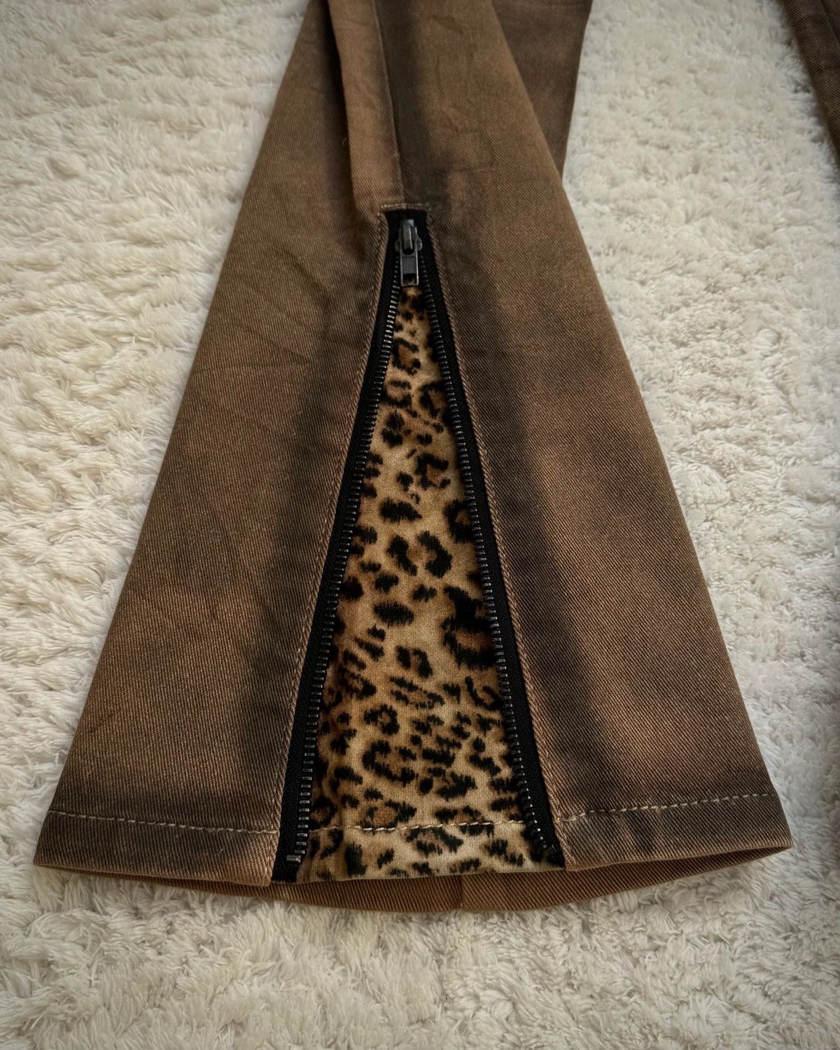 Other cavaria leopard flared pants Size US 31 - 9 Thumbnail