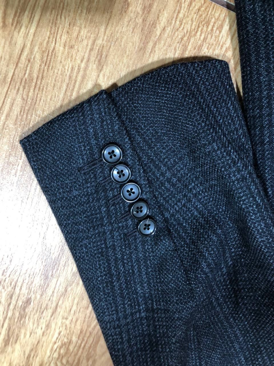 Tom Ford Tom Ford Gray Men Herringbone Pattern Wool Jacket COAT . Size US M / EU 48-50 / 2 - 17 Thumbnail