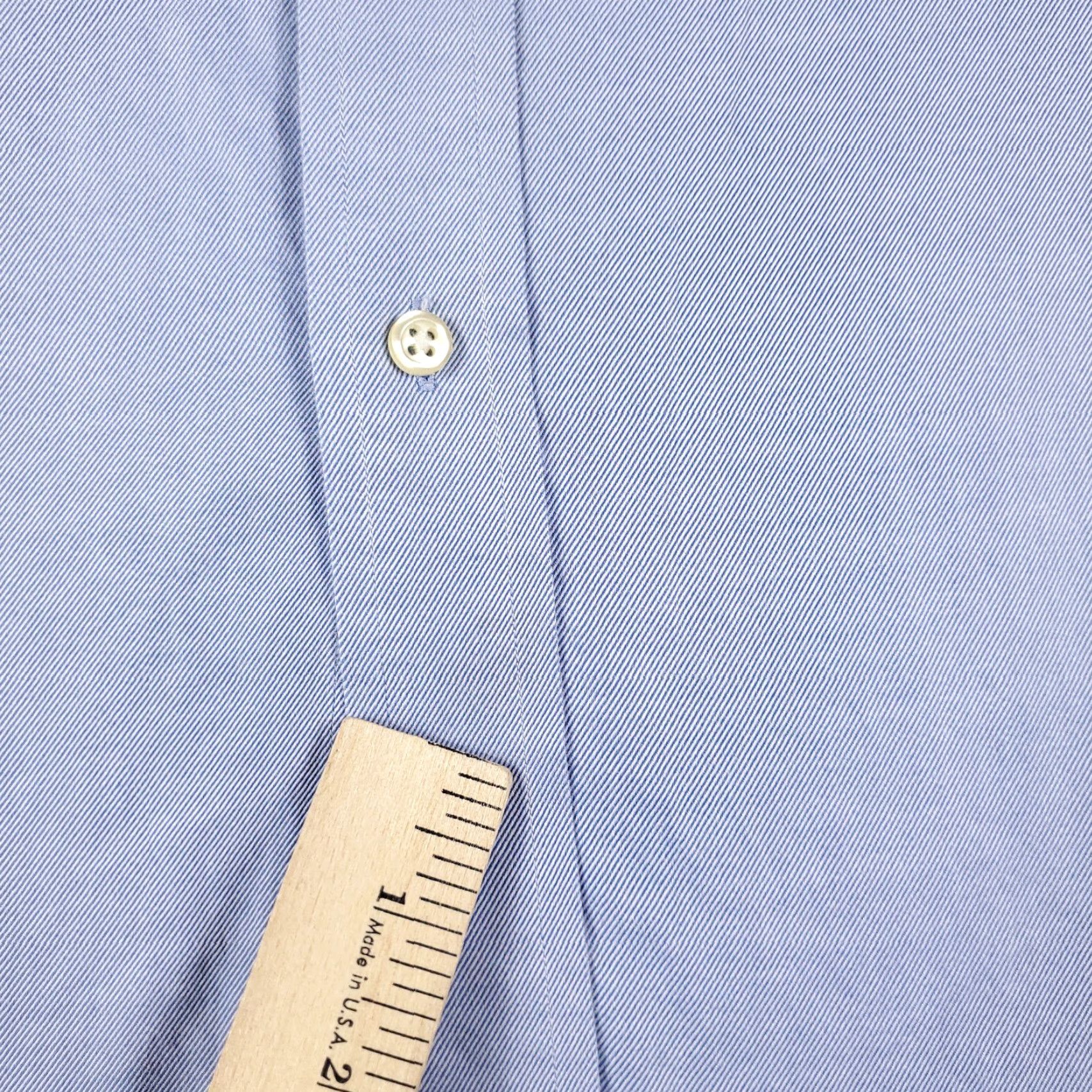 Tommy Hilfiger VINTAGE Tommy Hilfiger Shirt Mens XL Blue Casual Button Up Long Sleeve Size US XL / EU 56 / 4 - 3 Thumbnail