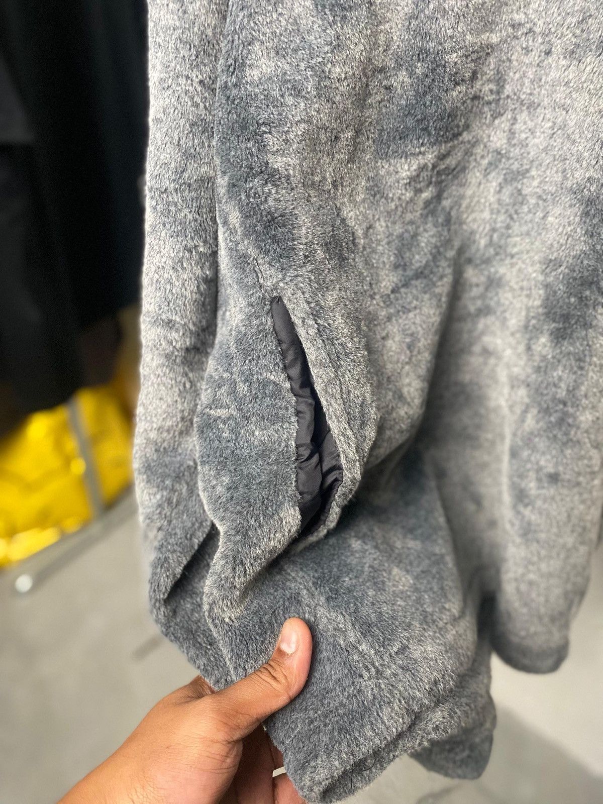 Saint Laurent Paris Archive Saint Laurent Grey Shaggy Fleece Hoodie Hedi Slimane Size US M / EU 48-50 / 2 - 5 Thumbnail