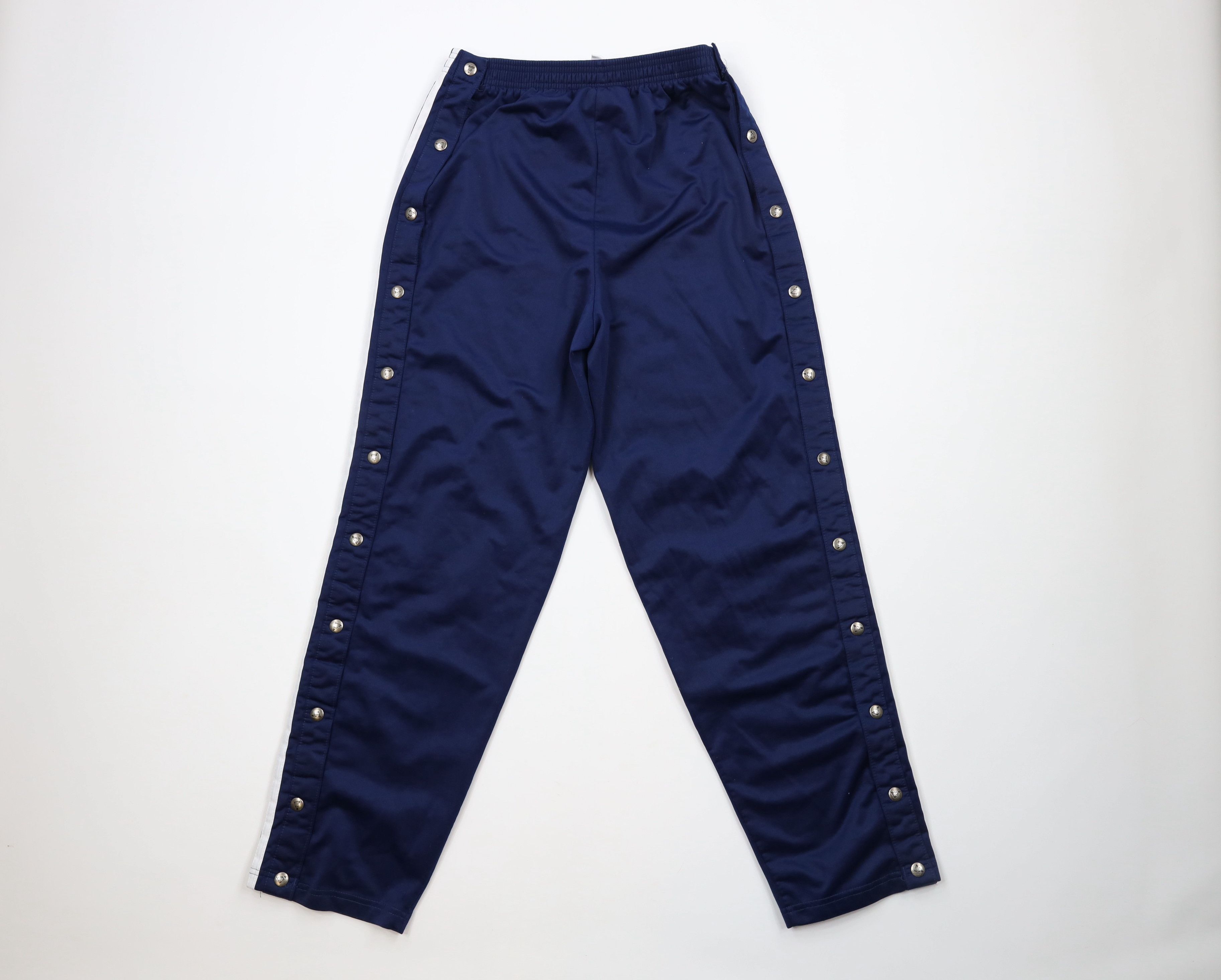 Adidas Vintage 90s Adidas Striped Tearaway Sweatpants Pants Blue Size US 34 / EU 50 - 8 Thumbnail