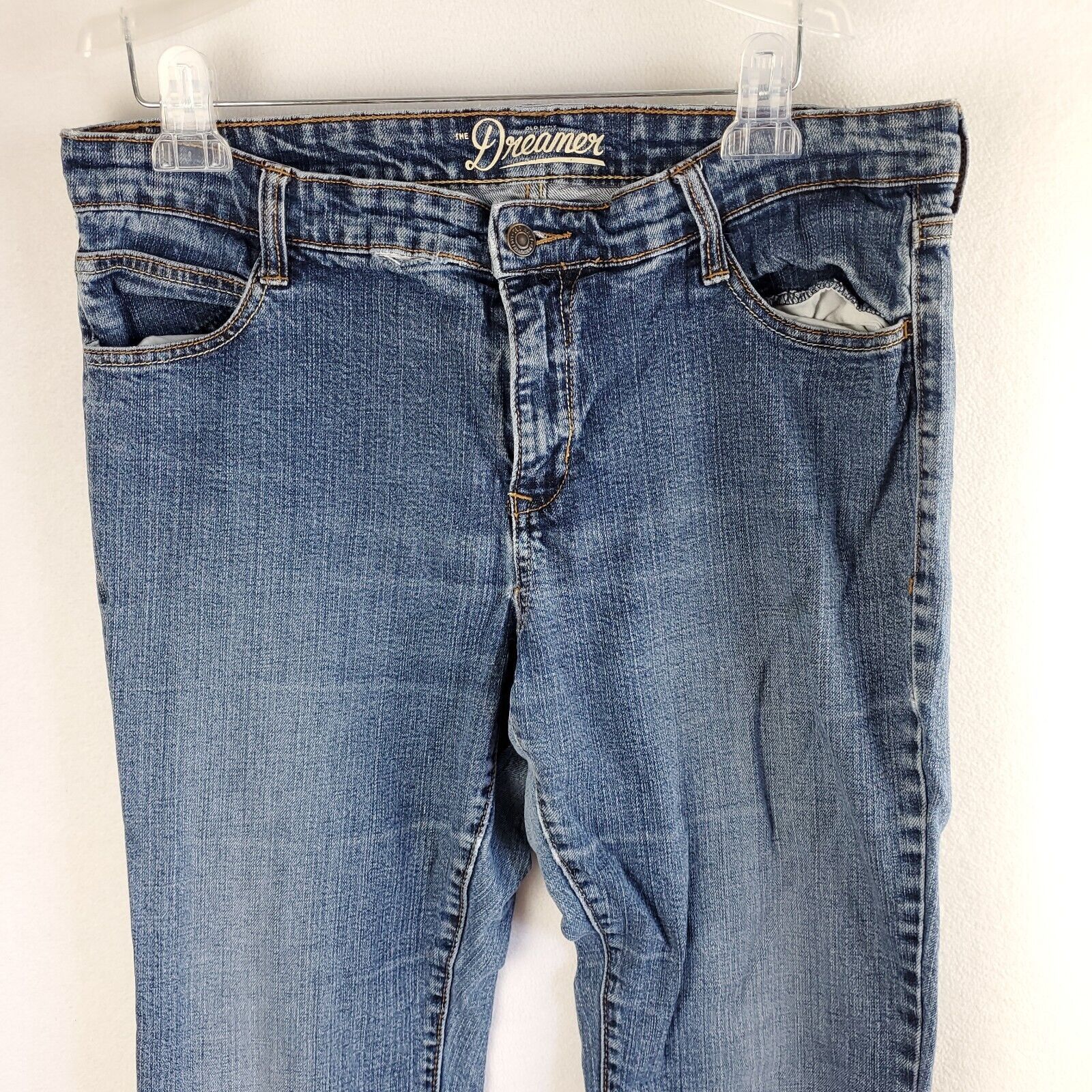 Old Navy Old Navy Jeans Womens 14 Dreamer Relaxed Bootcut Mid Rise Size 36" / US 14 / IT 50 - 11 Thumbnail