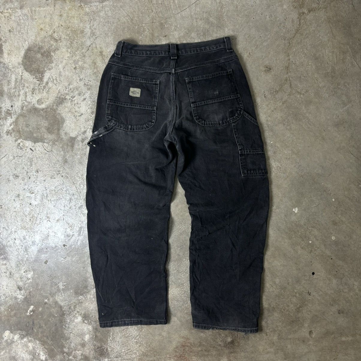 Lee × Vintage VINTAGE LEE DUNGAREE BLACK DENIM Size US 32 / EU 48 - 2 Thumbnail
