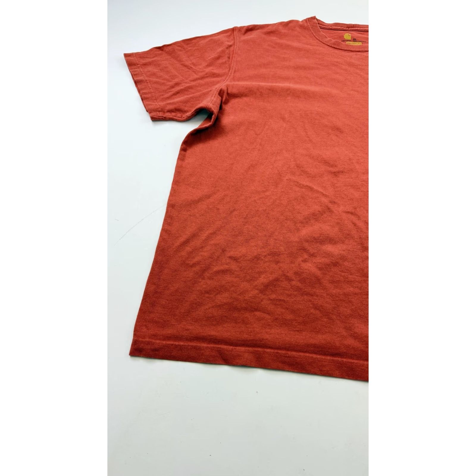 Carhartt Carhartt Shirt Mens XL Rust Red K87 Original Fit Pocket Workwear Tee Shirt Size US XL / EU 56 / 4 - 2 Thumbnail