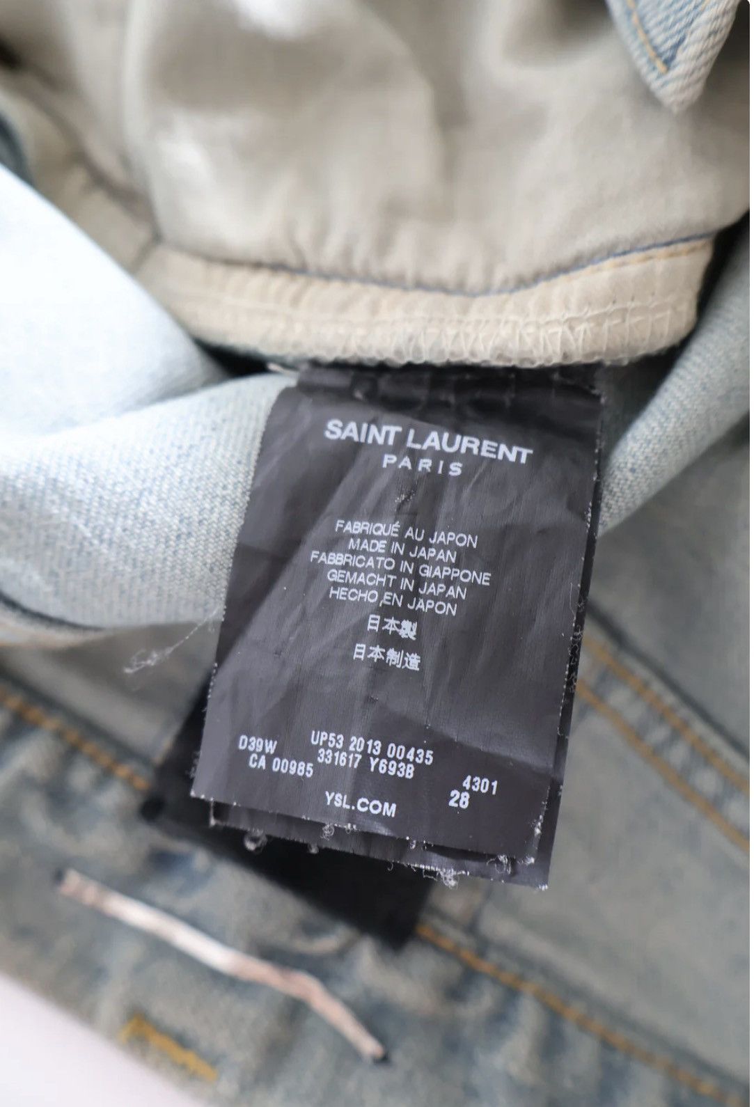 Saint Laurent Paris Saint Laurent FW13 Chain Denim Size US 28 / EU 44 - 5 Thumbnail