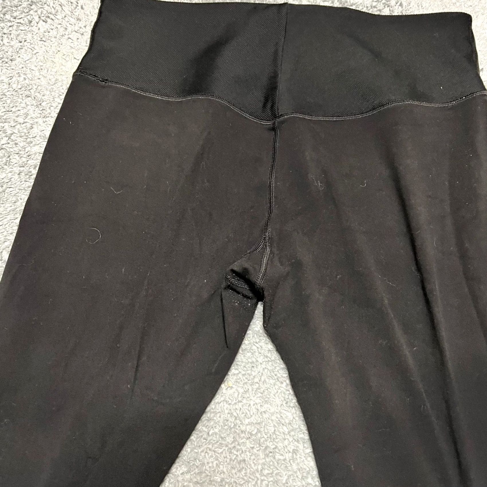 Athleta Athleta Pants Womens XL Rib Waist Skinny Leg Straight Pant Black Size 40" / US 18 - 2 Thumbnail