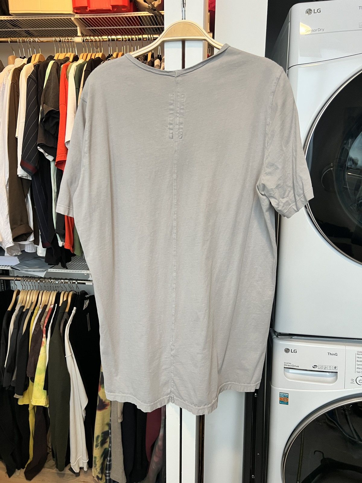 Rick Owens Drkshdw Rick Owens DRKSHDW Stone Tee Size US L / EU 52-54 / 3 - 3 Thumbnail